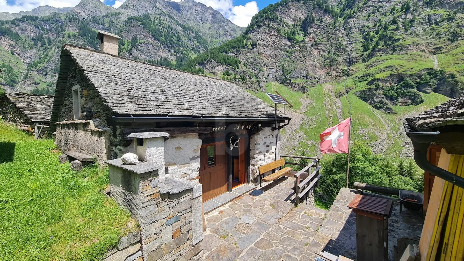 Zwischen der Natur, mit Blick auf die Landschaft