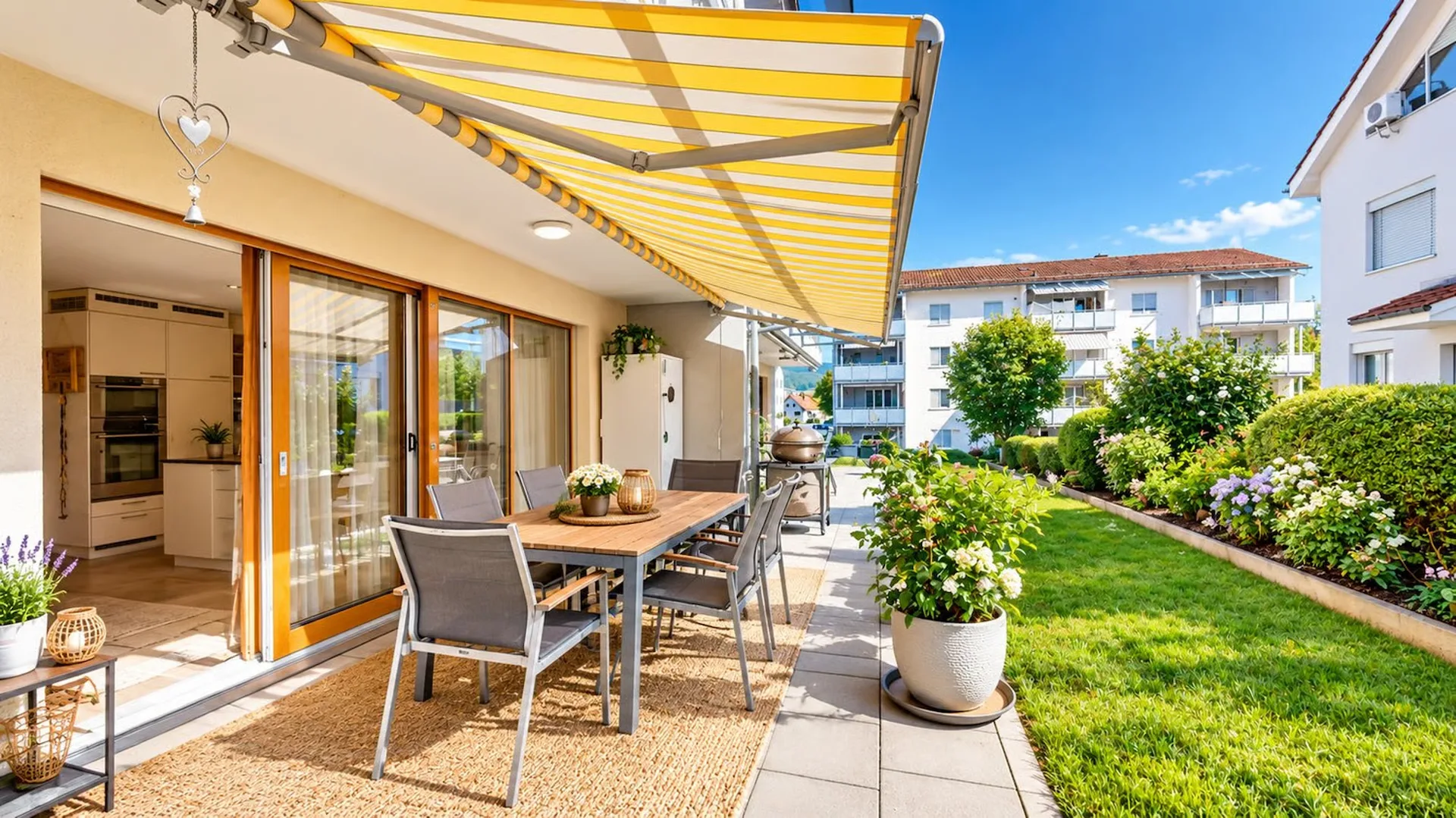Charmante 3½-Zimmer Wohnung mit grosszügigem Garten