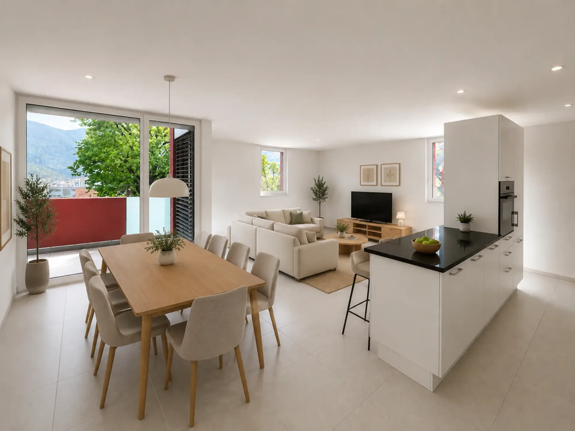 RIVERA - 4.5 Zimmer mit Terrasse zu vermieten