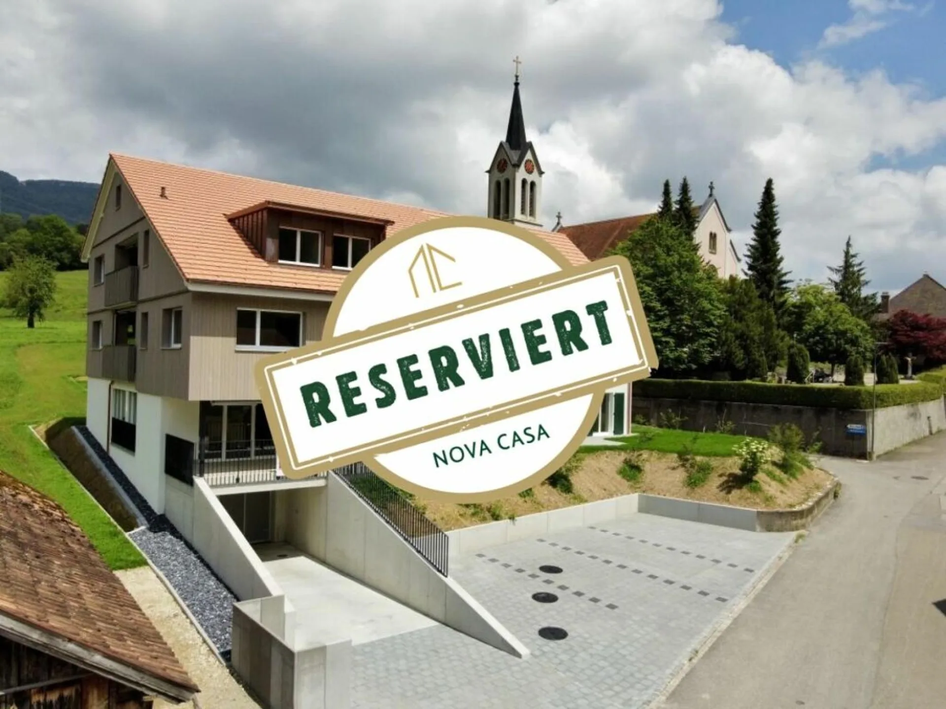 RESERVIERT Neubau 4.5-Zimmer Dachwohnung mit Aussicht ins Grüne A6