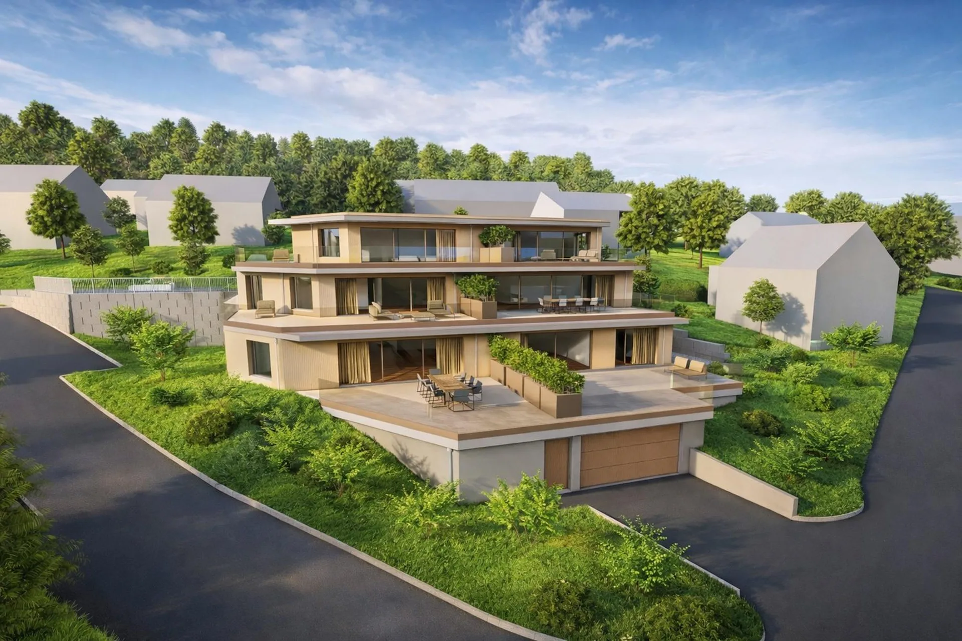 Wohnen der Extraklasse – exklusive 3.5-Zimmer-Terrassenwohnung am Buechenberg