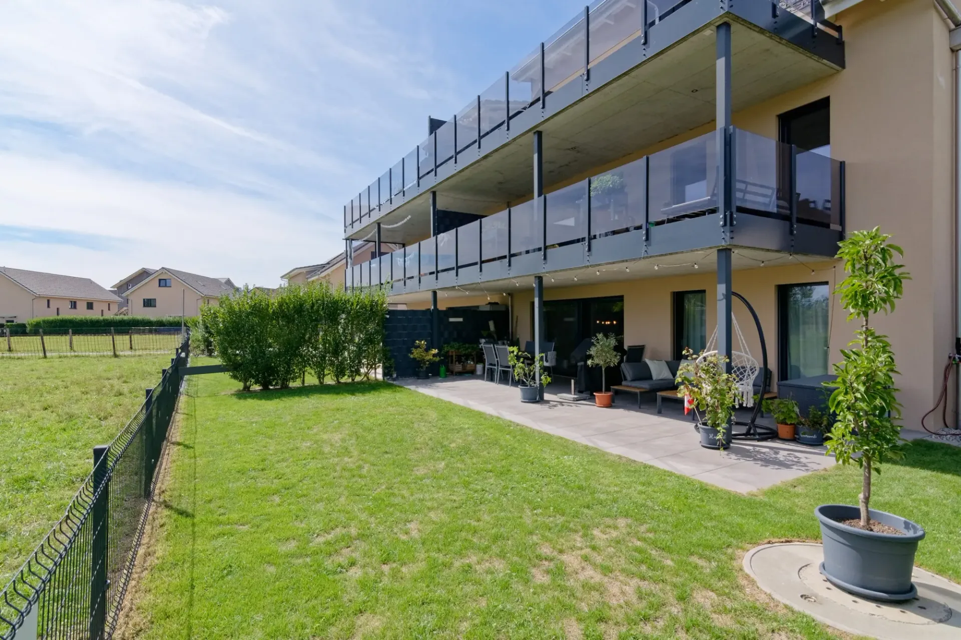Newly valued 4.5-room garden apartment