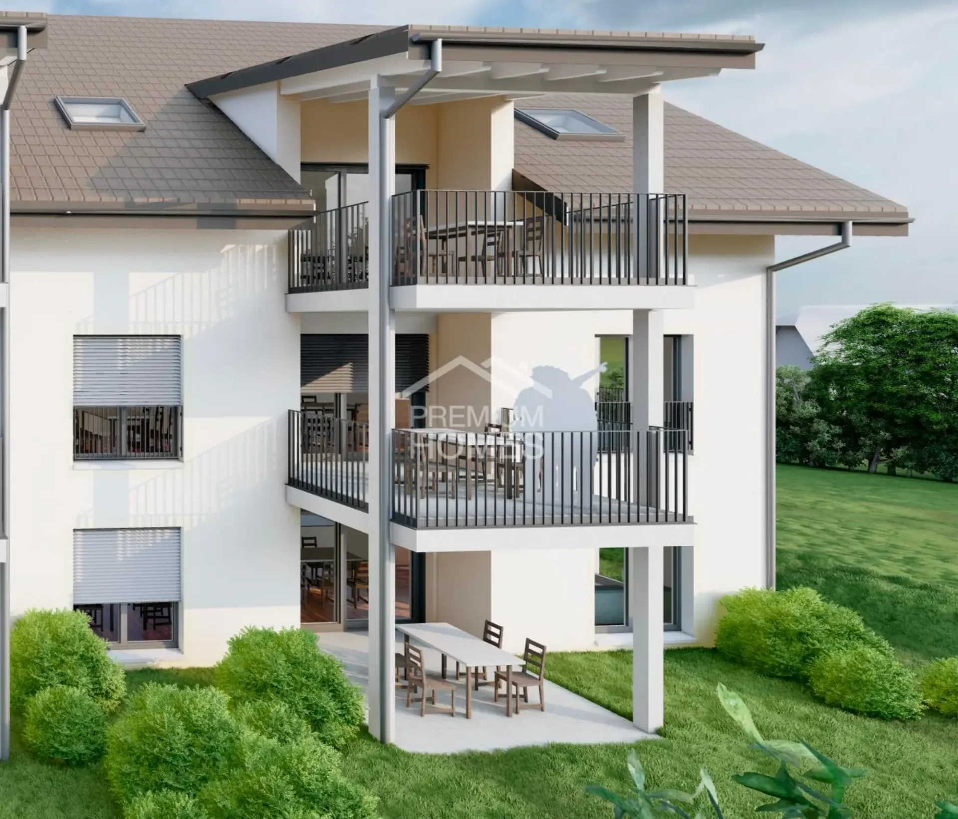 Raum zum Leben - Neubauwohnungen mit Garten