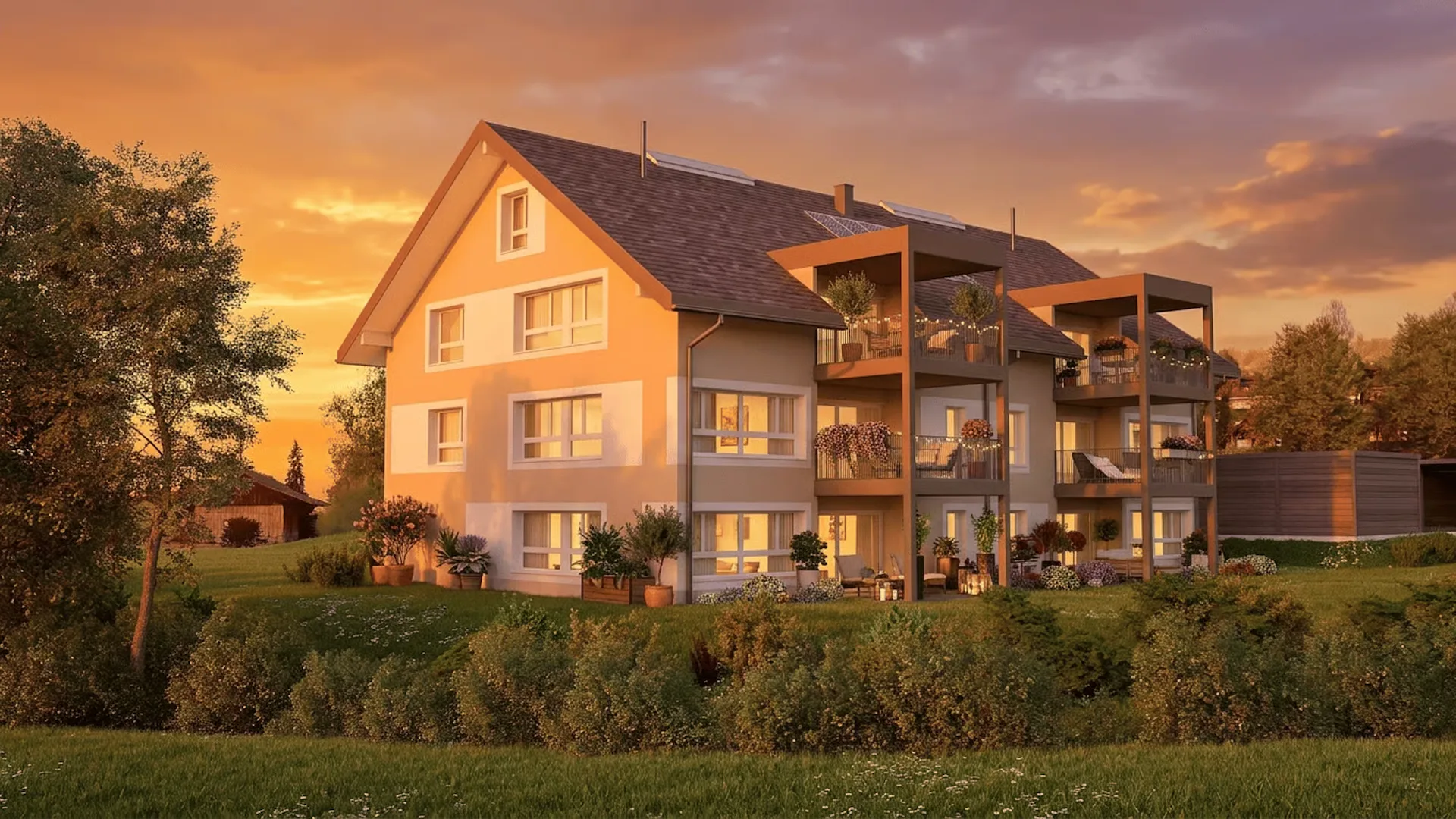 Stadtnah auf dem Land: Moderne 4.5-Zimmer-Neubauwohnung an ruhiger Lage in Hettiswil