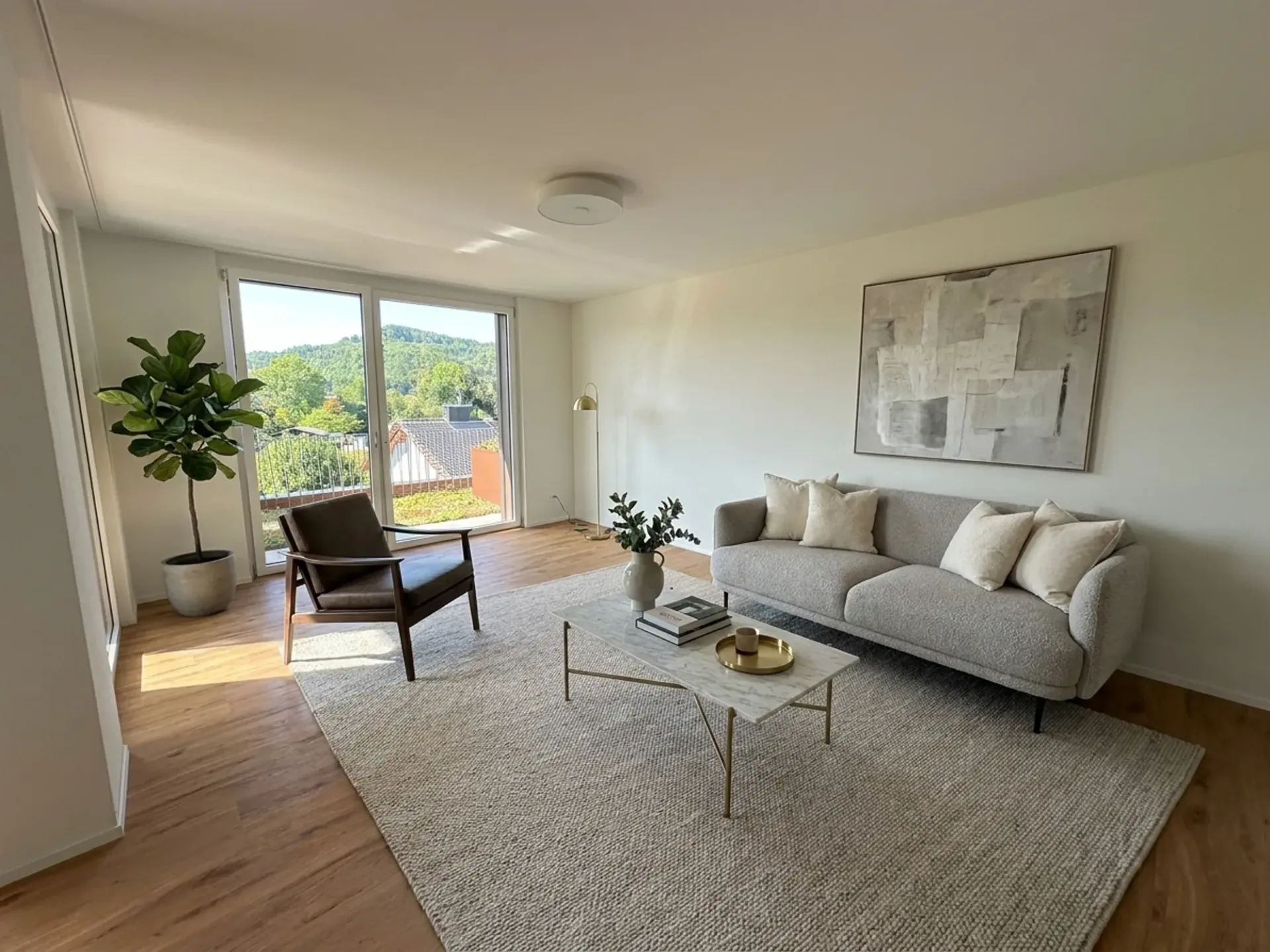 Moderne 2.5- Zimmer-Dachwohnung in Gränichen – Neubau mit Aussicht und Komfort