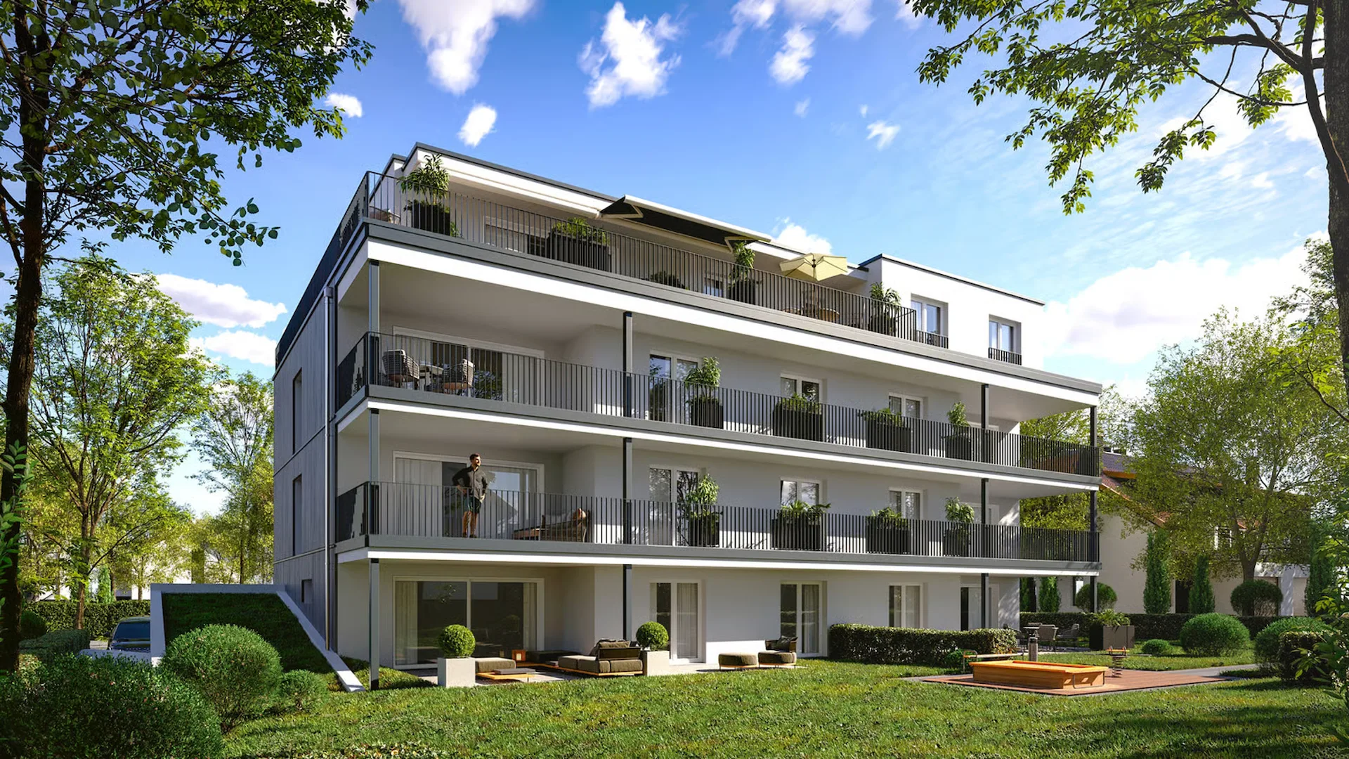 Schön gelegene 5.5-Zimmer-Attikawohnung Nähe Stadt Büli