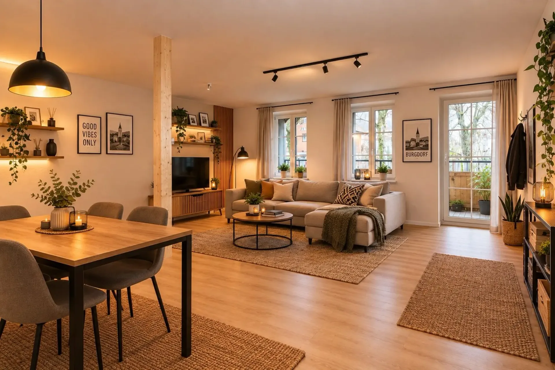 Charmante 1.5-Zimmer-Altbauwohnung mit Balkon in der Burgdorfer Altstadt