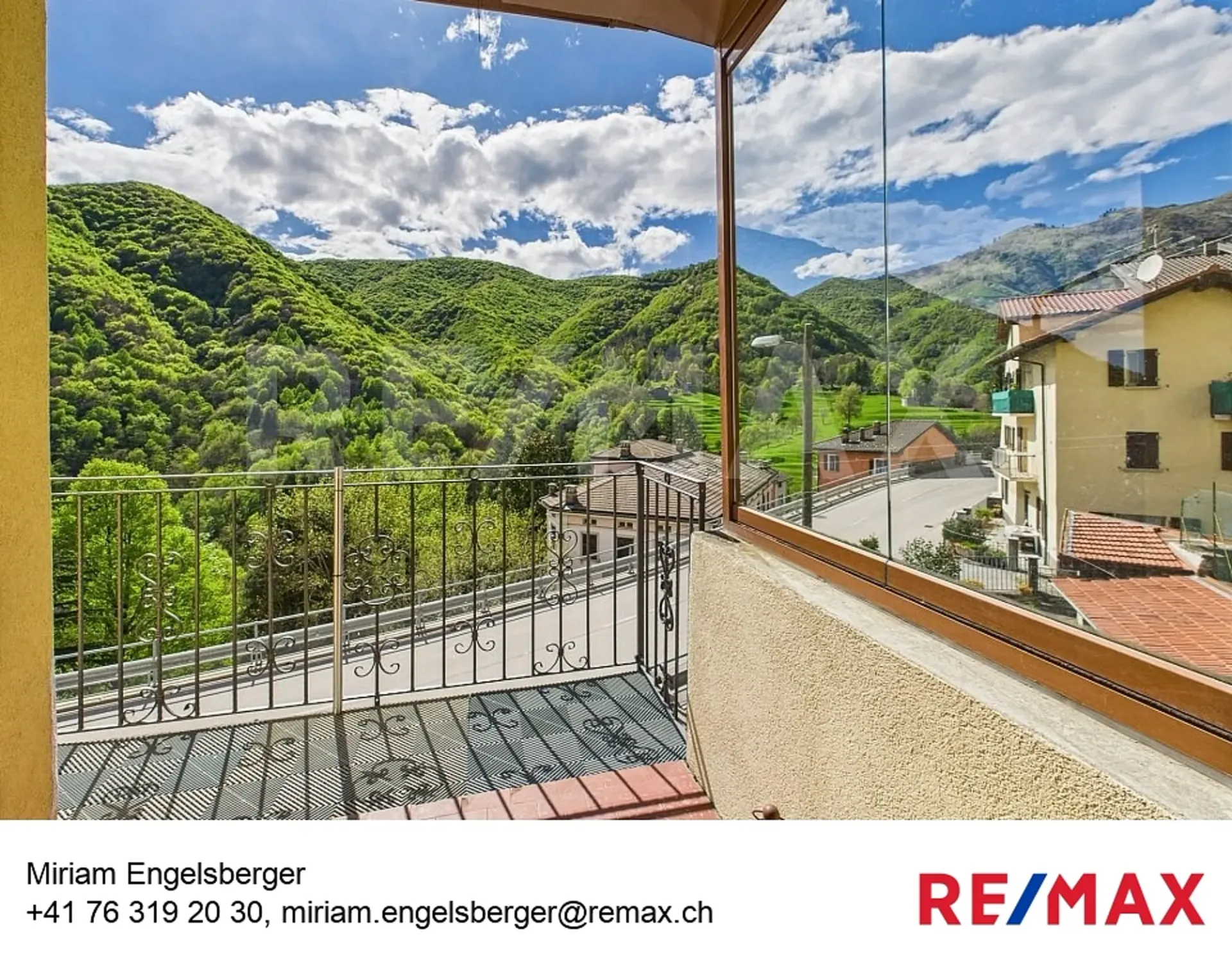 Casa con giardino e vista panoramica in Valle di Muggio
