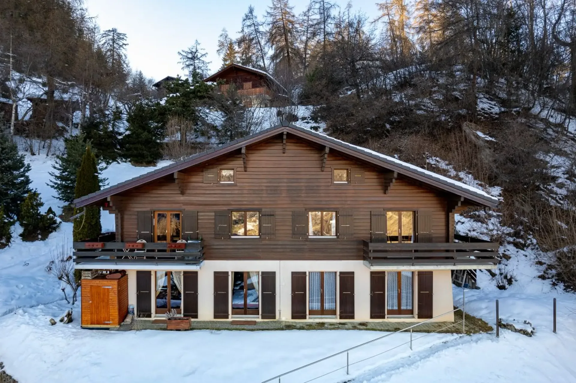 Charmanter Chalet mit 3 Zimmern und Panoramablick auf die Berge sowie hervorragendem Zugang zu den Skiliften