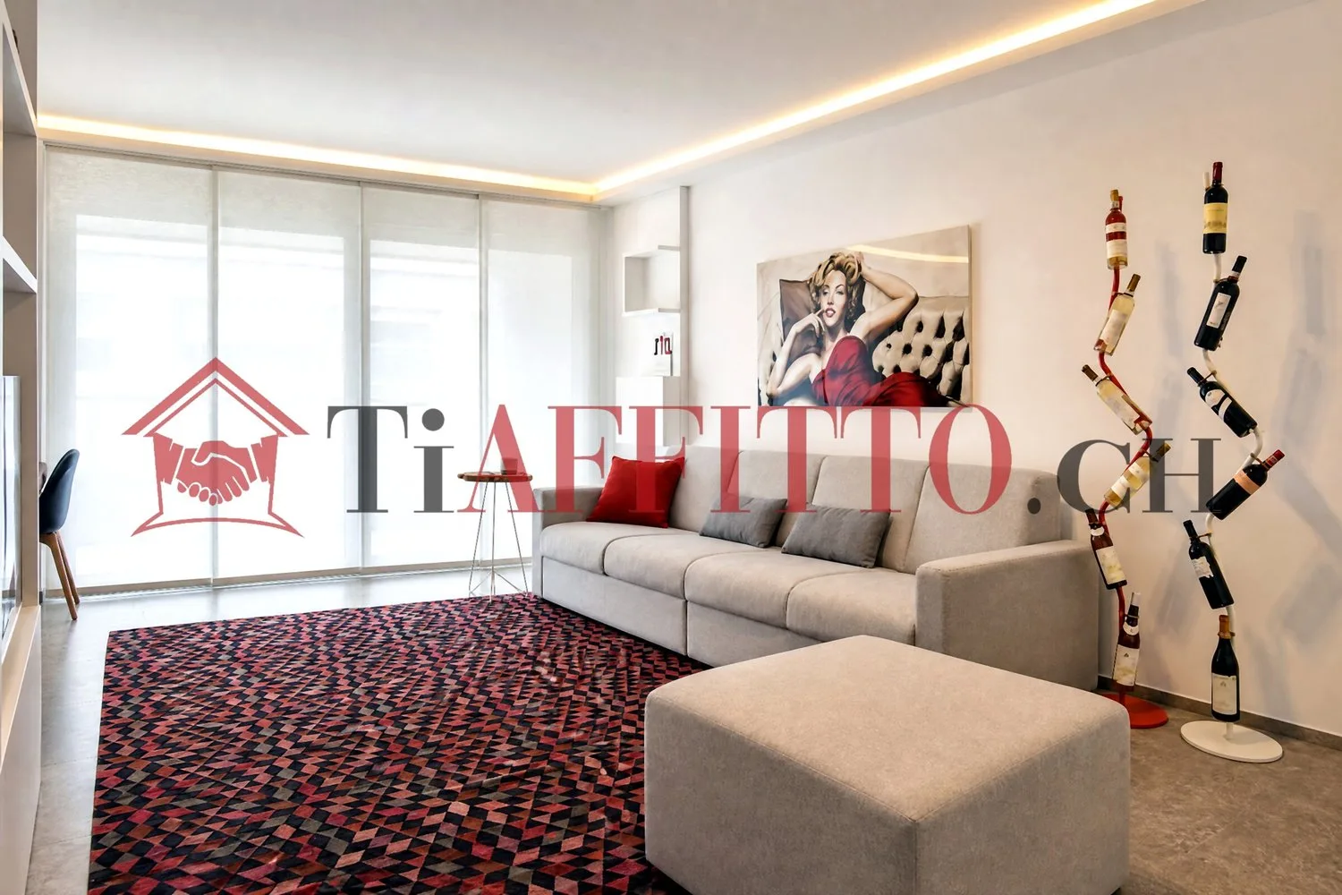 Moderne 3.5-Zimmer-Wohnung in Bellinzona Semine, möbliert