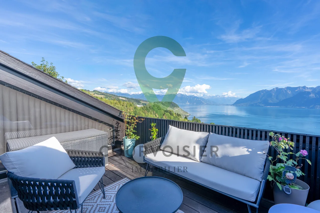 Splendide duplex au coeur du Lavaux avec vue imprenable!