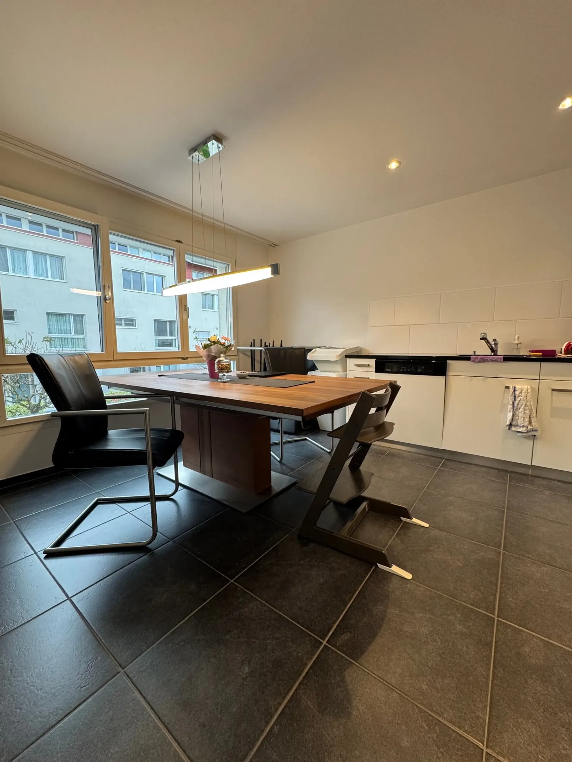 Mint-condition apartment with private laundry room