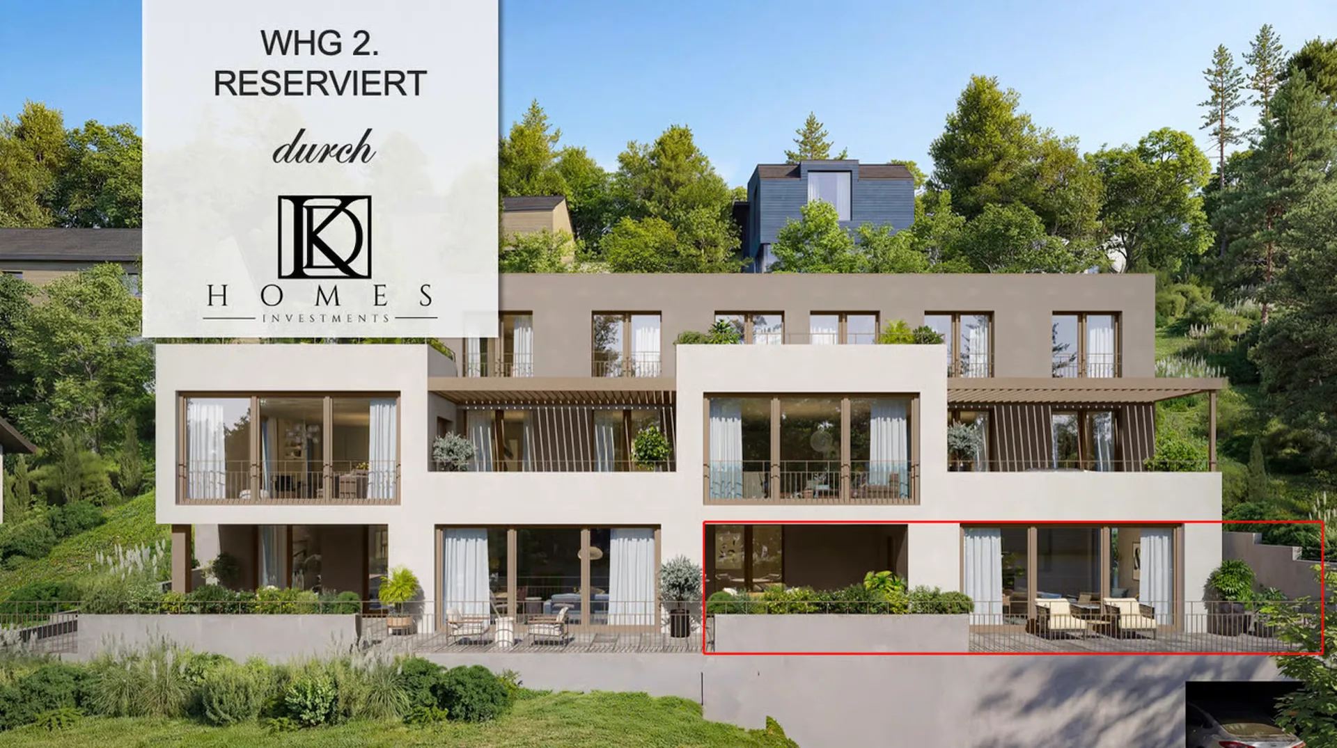 Reserviert: Neubau 3.5 Gartenwohnung in Seon