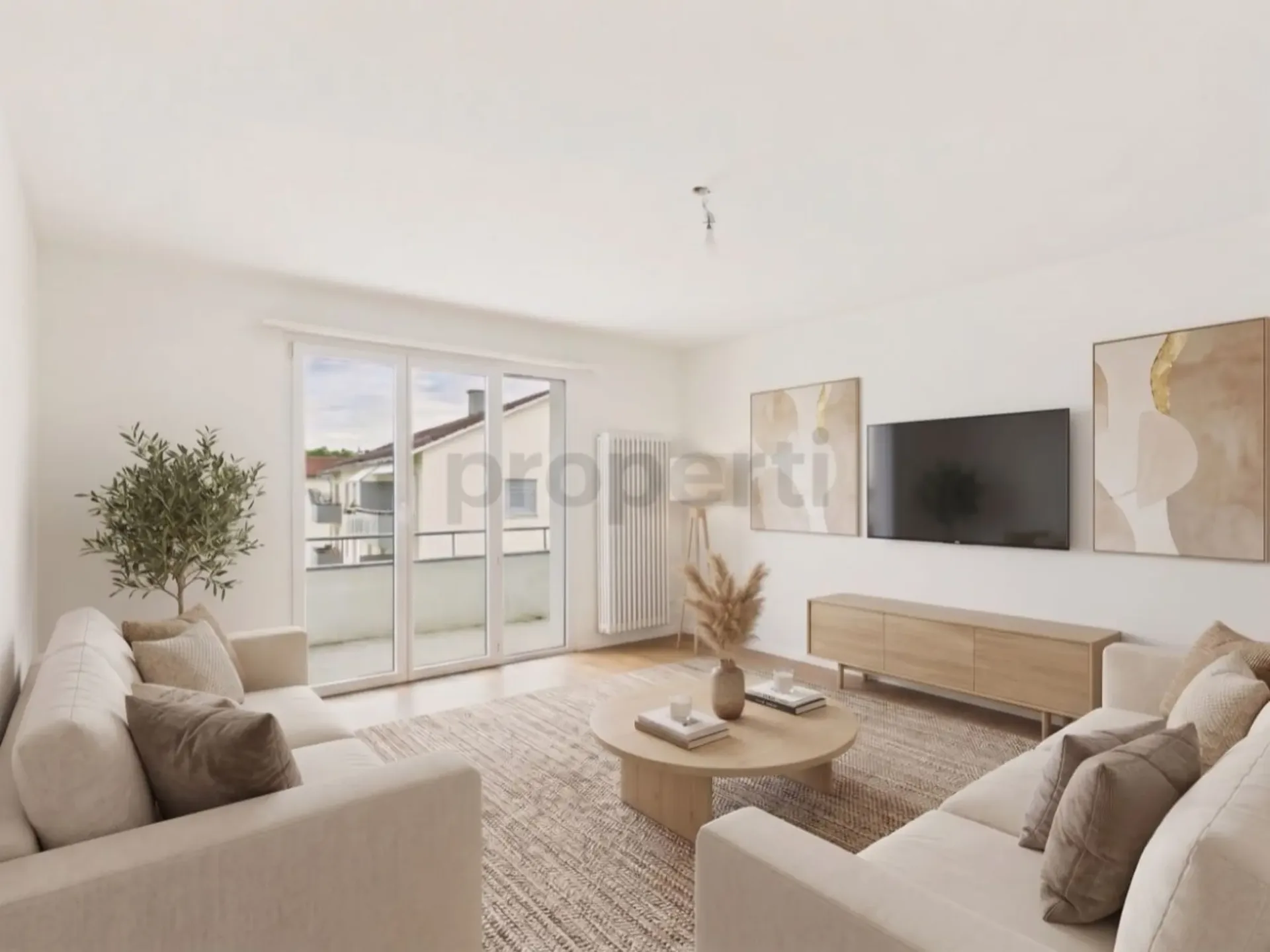 Appartement attique 3.5 pièces lumineux à Stachen - rénové récemment, avec balcon & parking (près du lac de Constance)