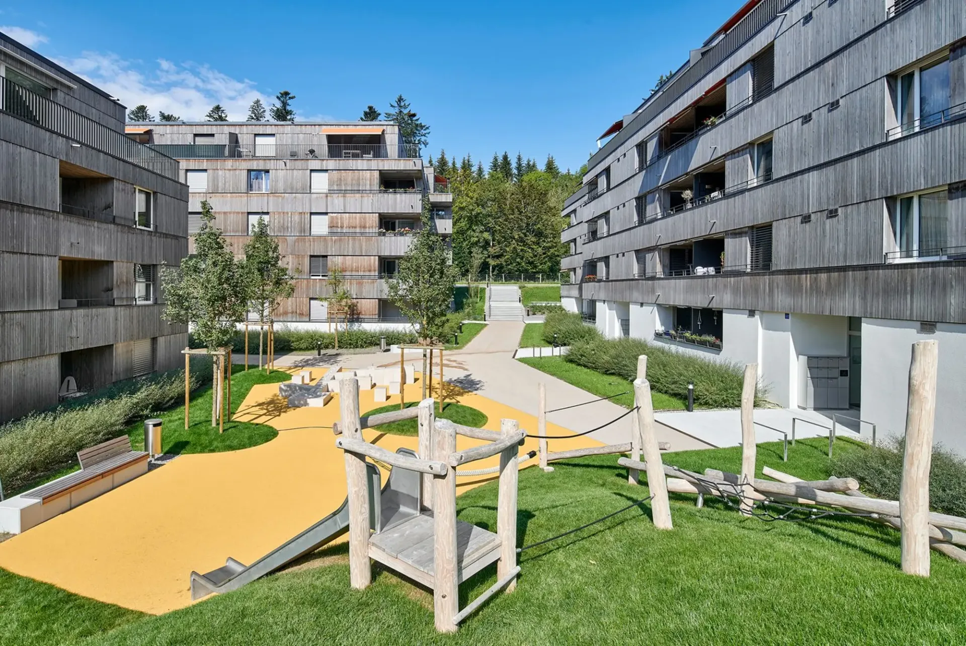 Vier-Zimmer-Wohnung zur Miete - EN COJONNEX