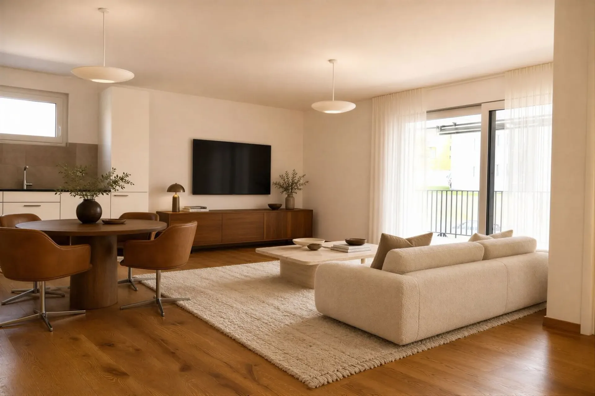 Neue 4.5-Zimmer-Wohnung in Attalens – Hell in einer ruhigen Nachbarschaft