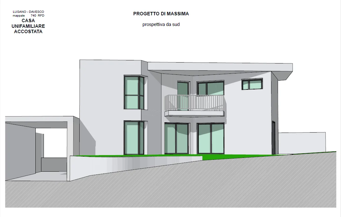 Terreno edificabile in vendita a Davesco-Soragno - Possibilità di residenza primaria o secondaria