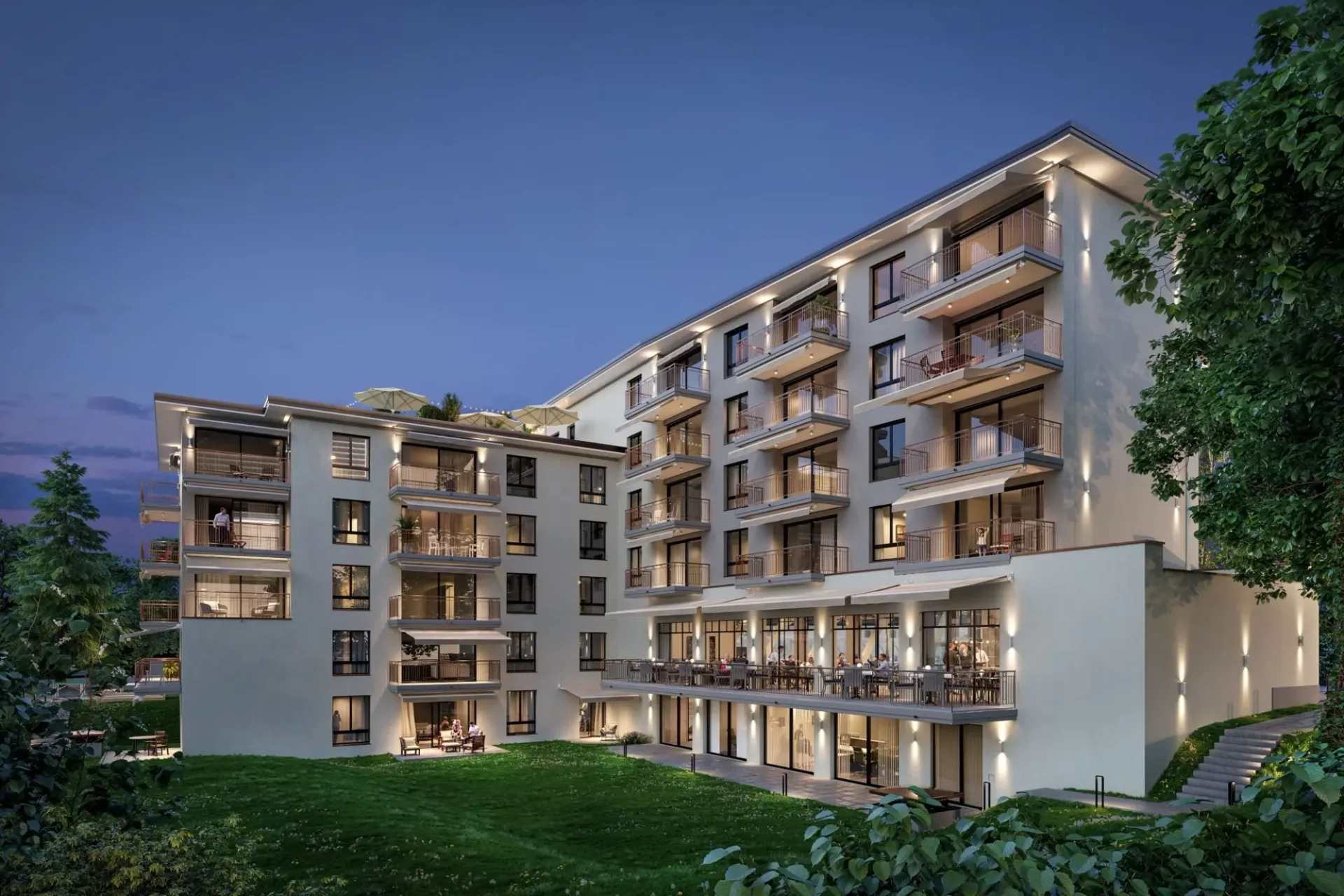 Newly built 3.5-room apartment with balcony on the 4th floor