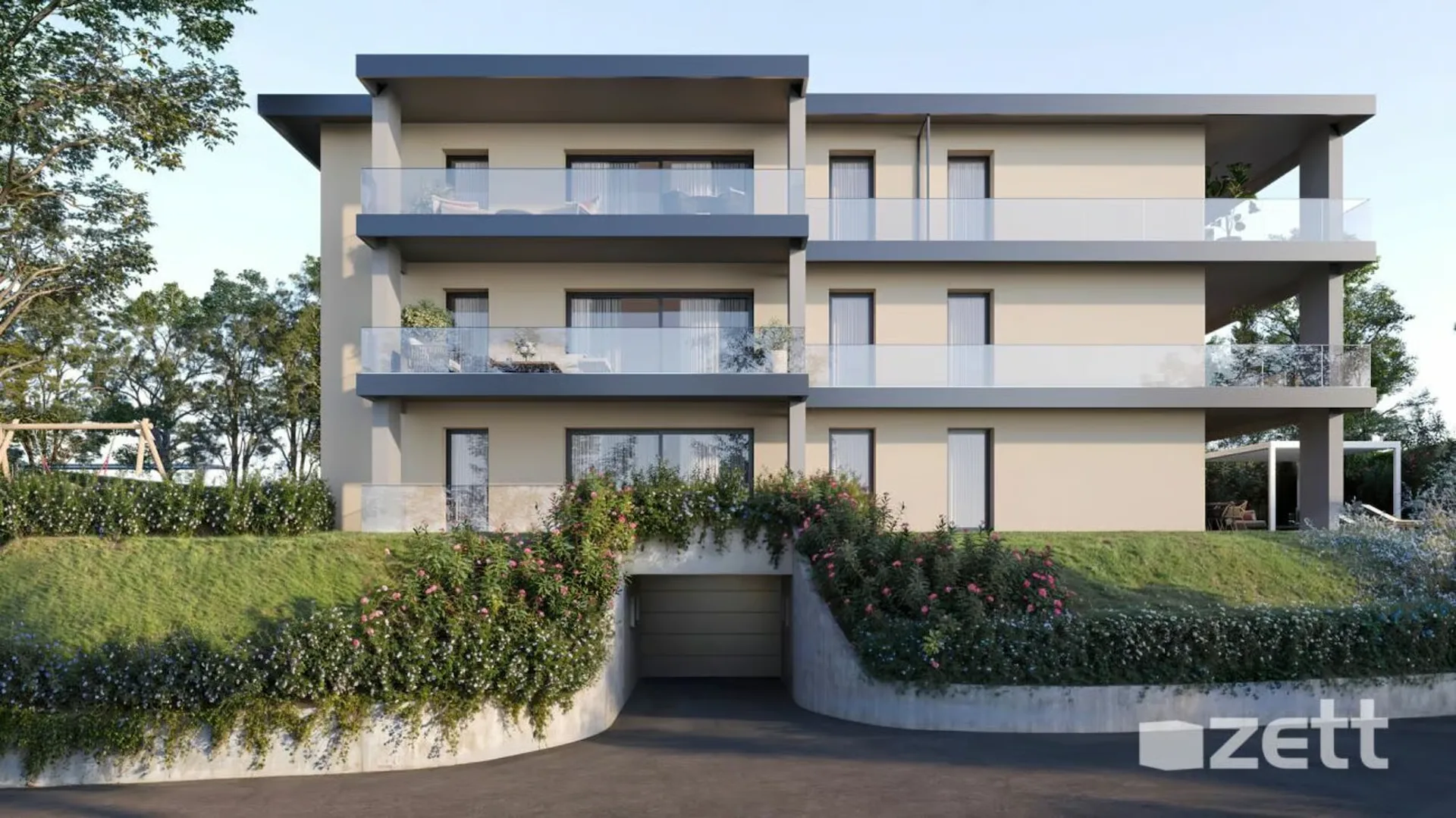 Vezia - Residenza Platanus - Neues 2.5-Zimmer-Apartment im EG