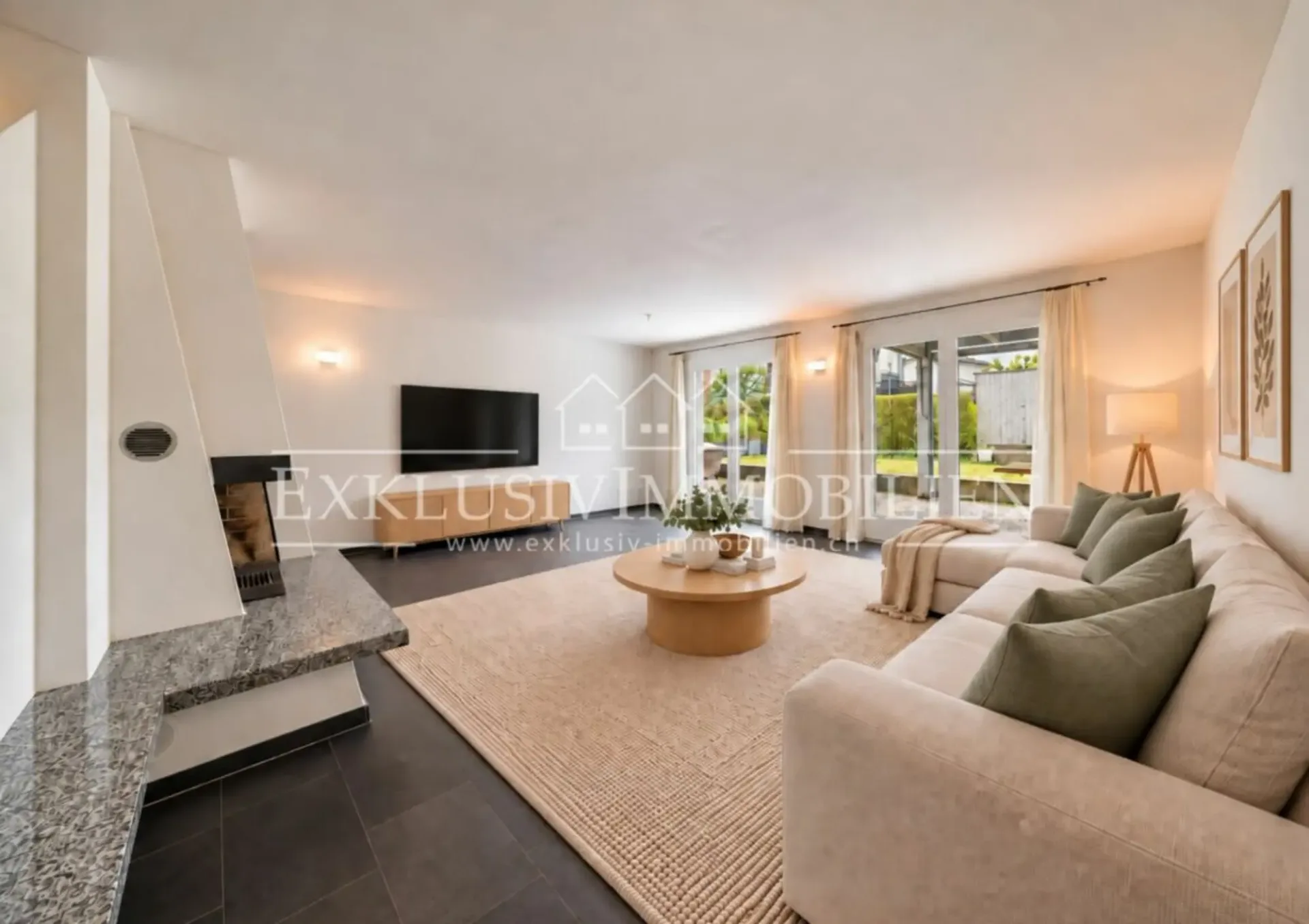 Well-maintained single-family house in top location in Jona