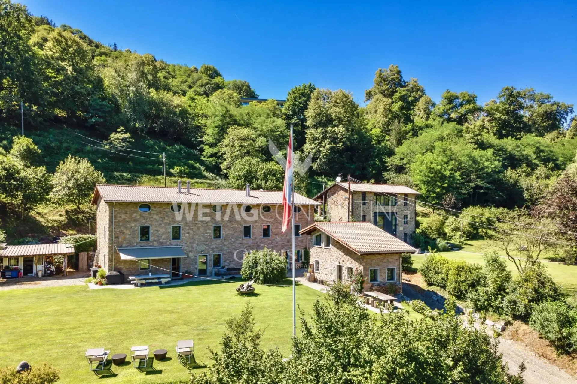 Montagnola: Landhaus & Gästetrakt zu verkaufen