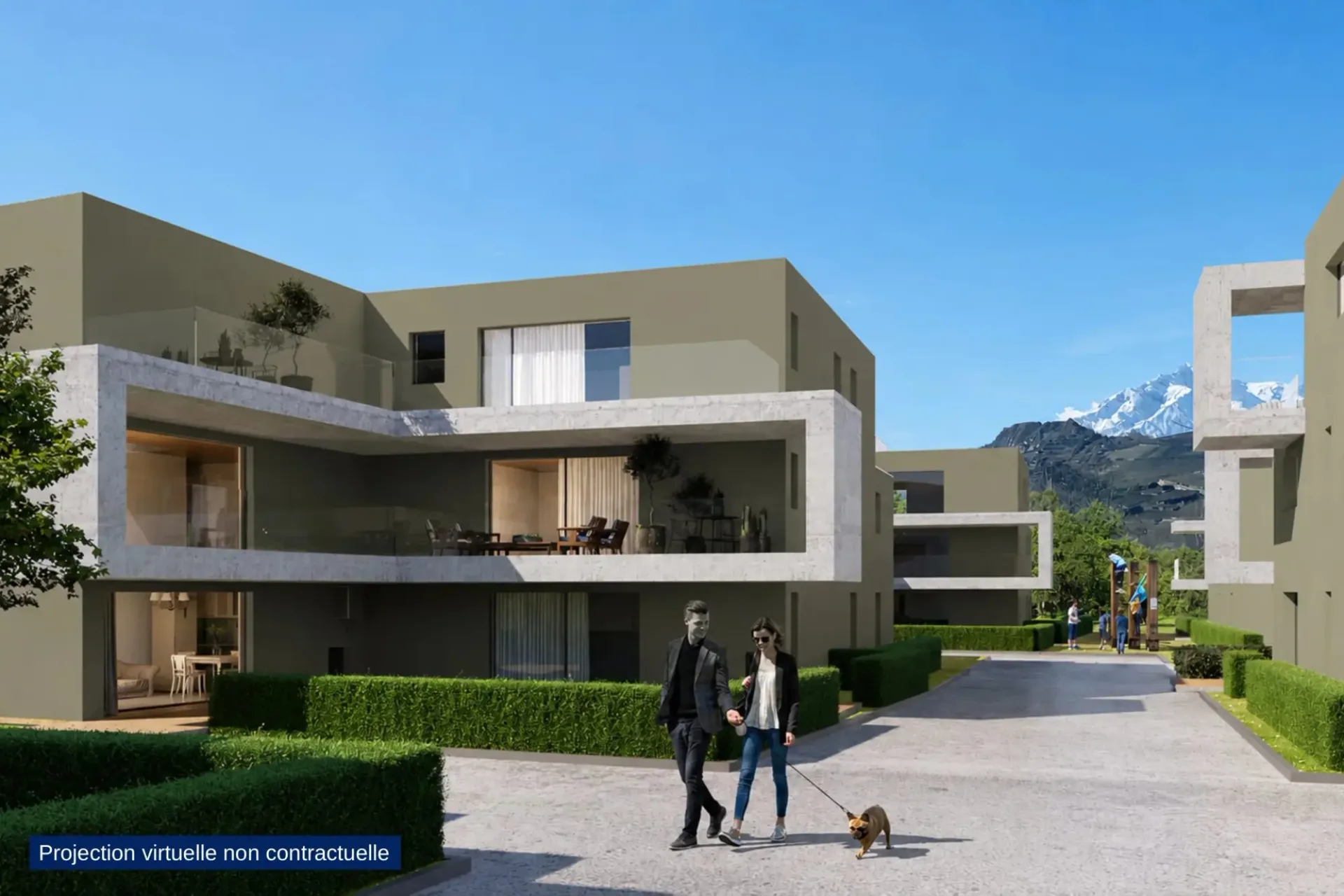 Zu vermieten ab dem 01.07.2026 in Uvrier? 2 Apartments mit 3.5 Zimmern und Terrasse