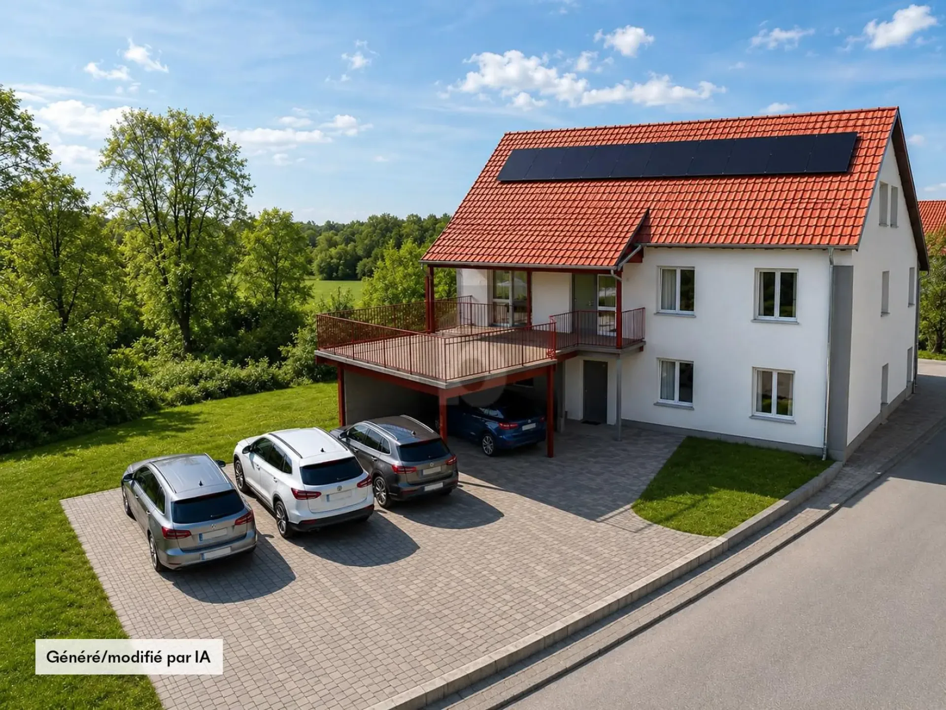 Geräumiges Duplex mit Balkon in ruhiger Umgebung