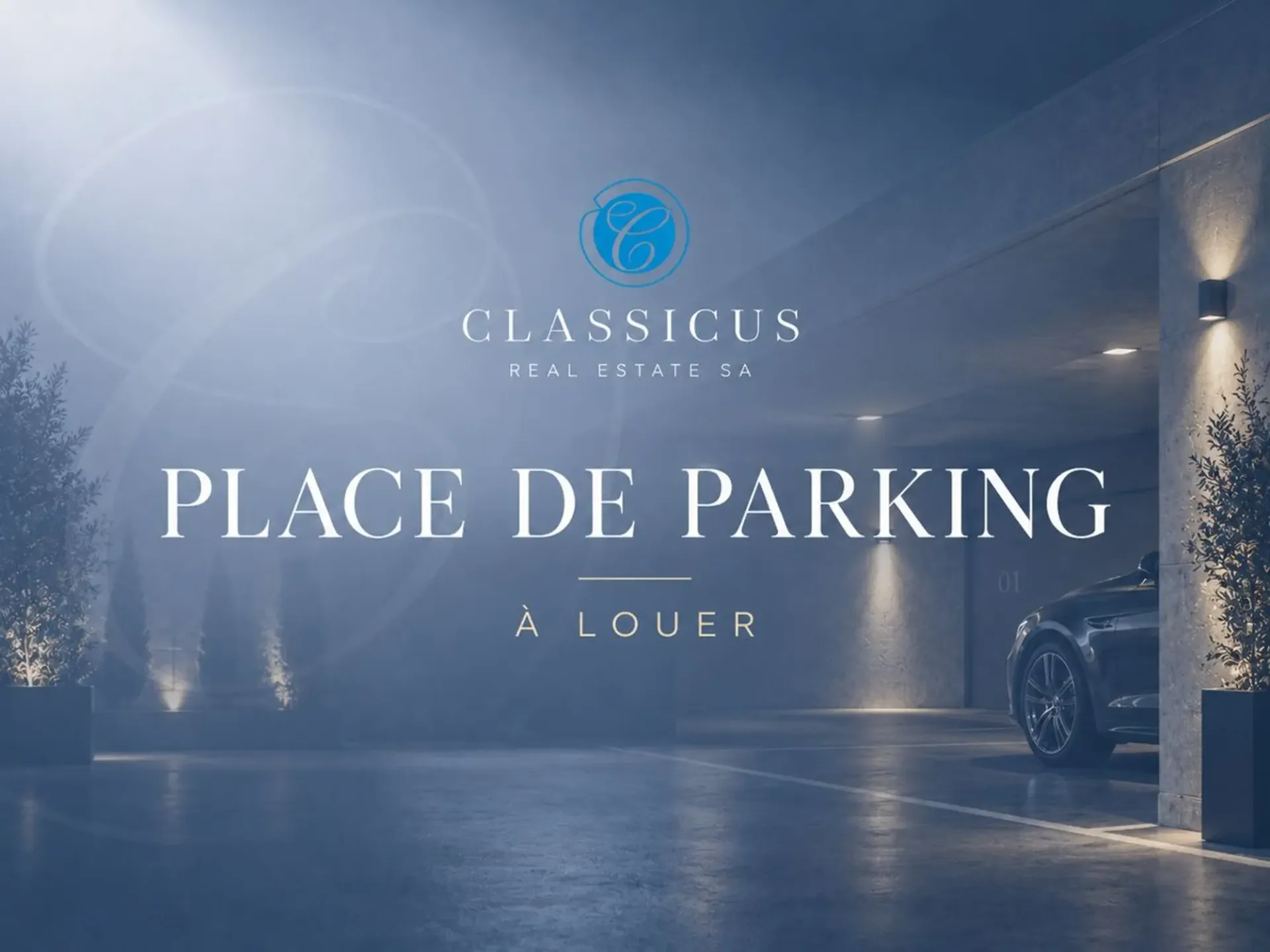Außenparkplatz in Cossonay-Ville - 80.- CHF/Monat