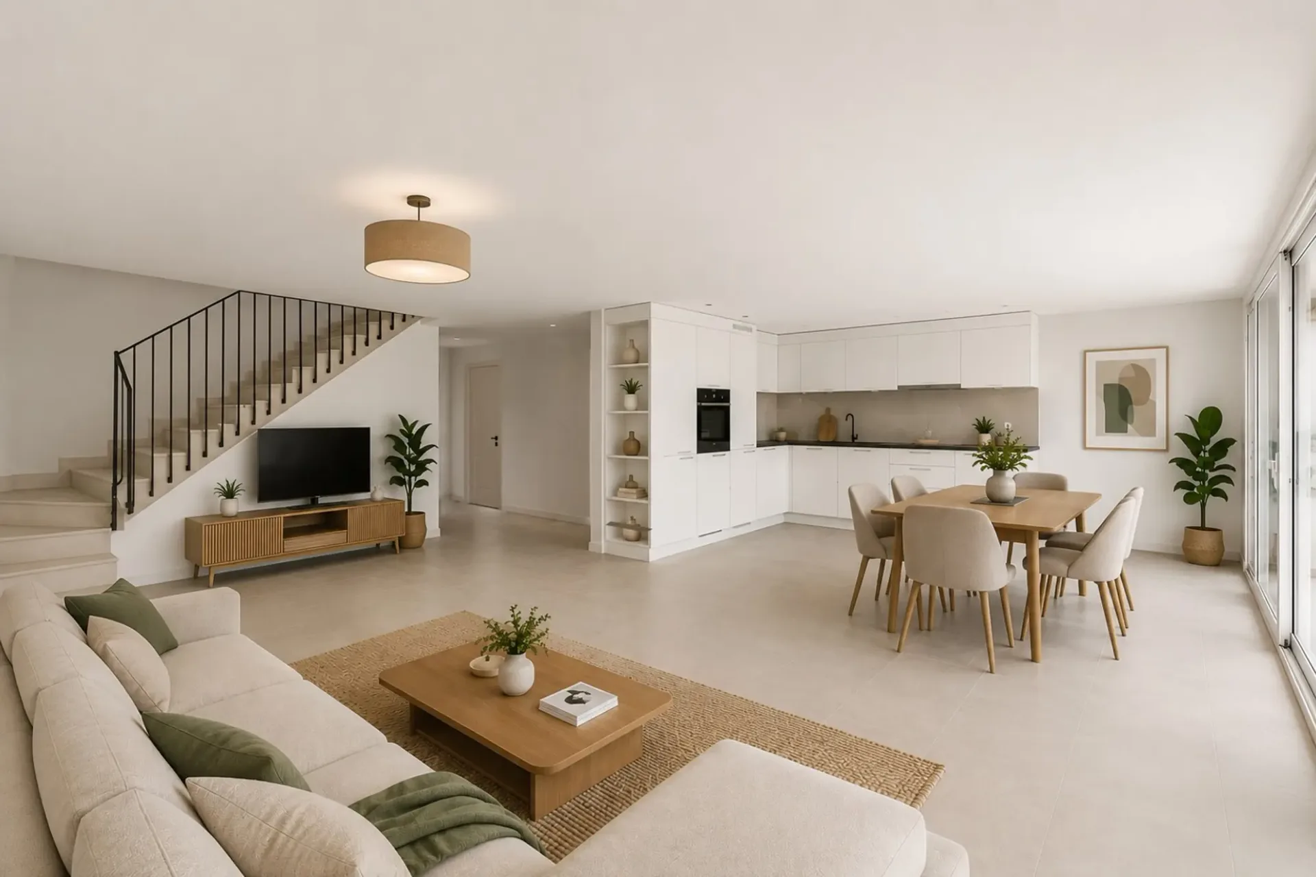 Wohnung 4,5 Zimmer im Doppelhaus mit Terrasse und Garten