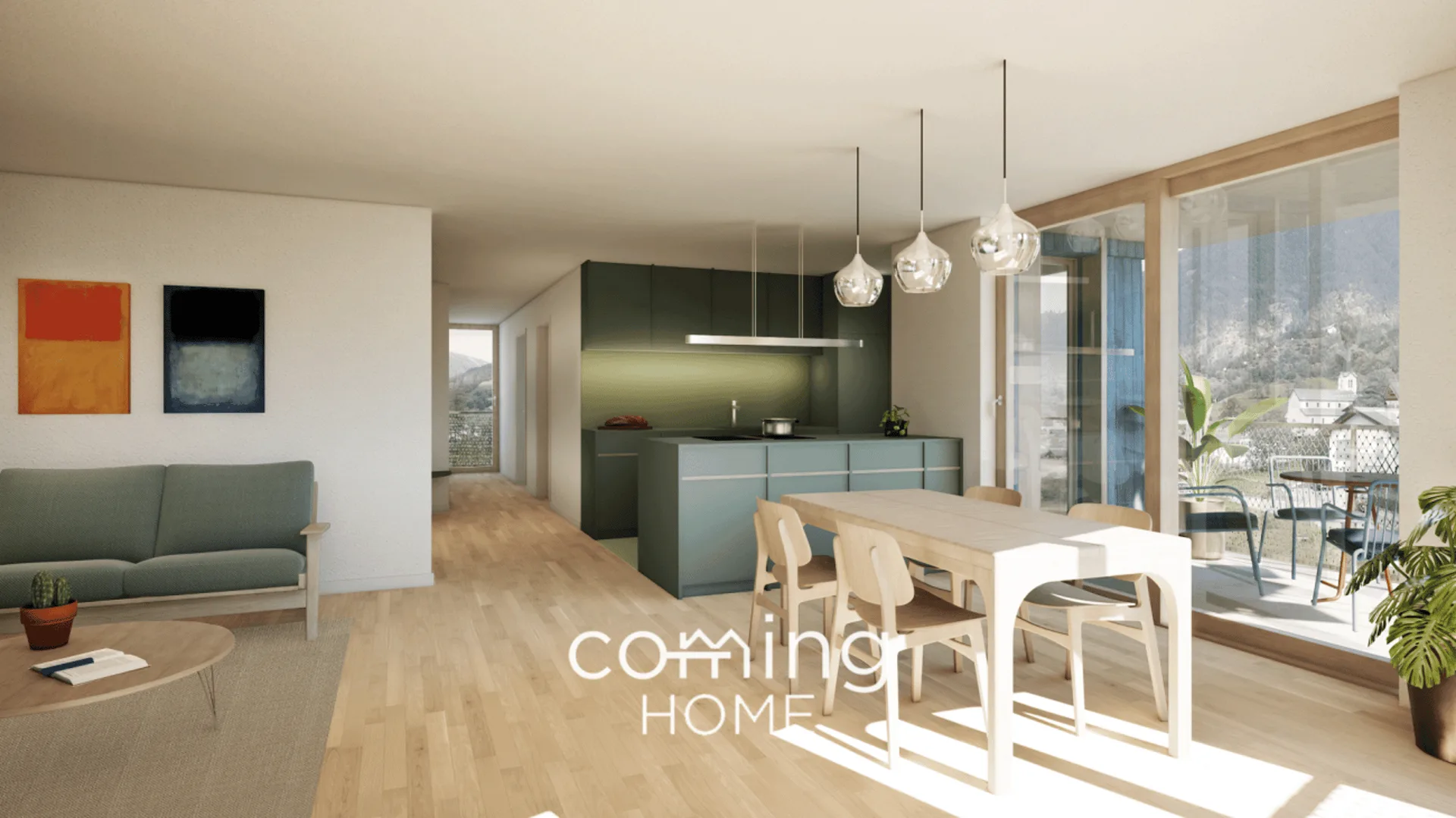 Mehr Aussicht, mehr Licht - 4.5-Zimmer-Neubau im 1. OG in Ried-Brig, 117 m², Minergie, Zweitwohnsitz zugelassen