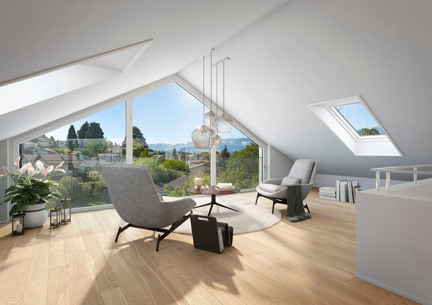 Spektakuläre 5 1/2 Zi.-Dach.-Maisonettewohnung mit grandioser Aussicht auf den Alpstein