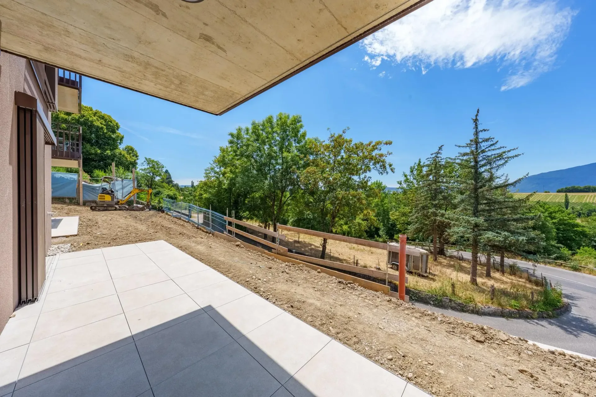 4 Stück Rez-de-Jardin mit herrlicher Aussicht (Rez inferior) - Lot 2.01