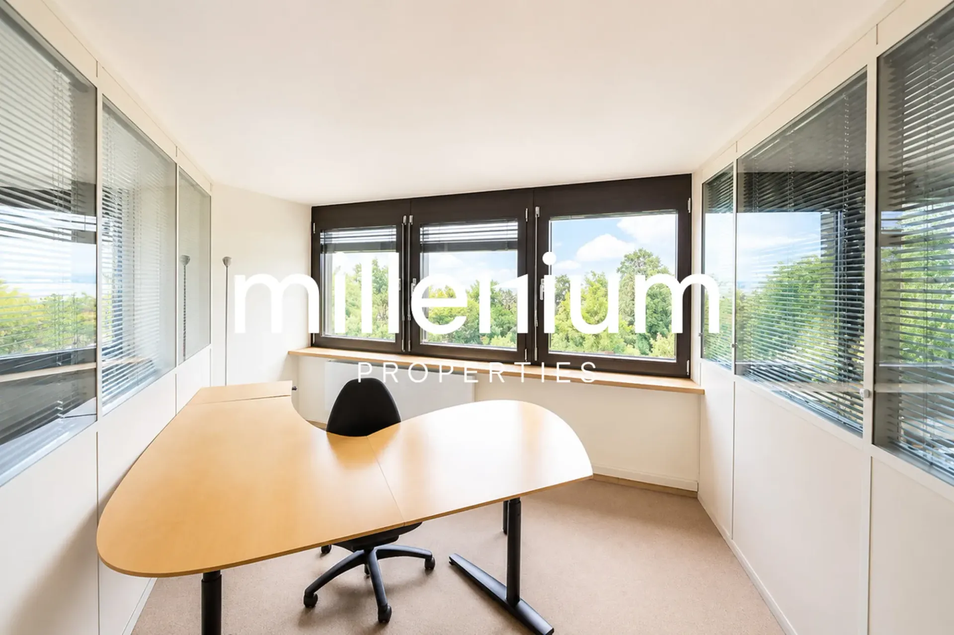 Geschäftszentrum - Premium-Büroflächen mit Seeblick