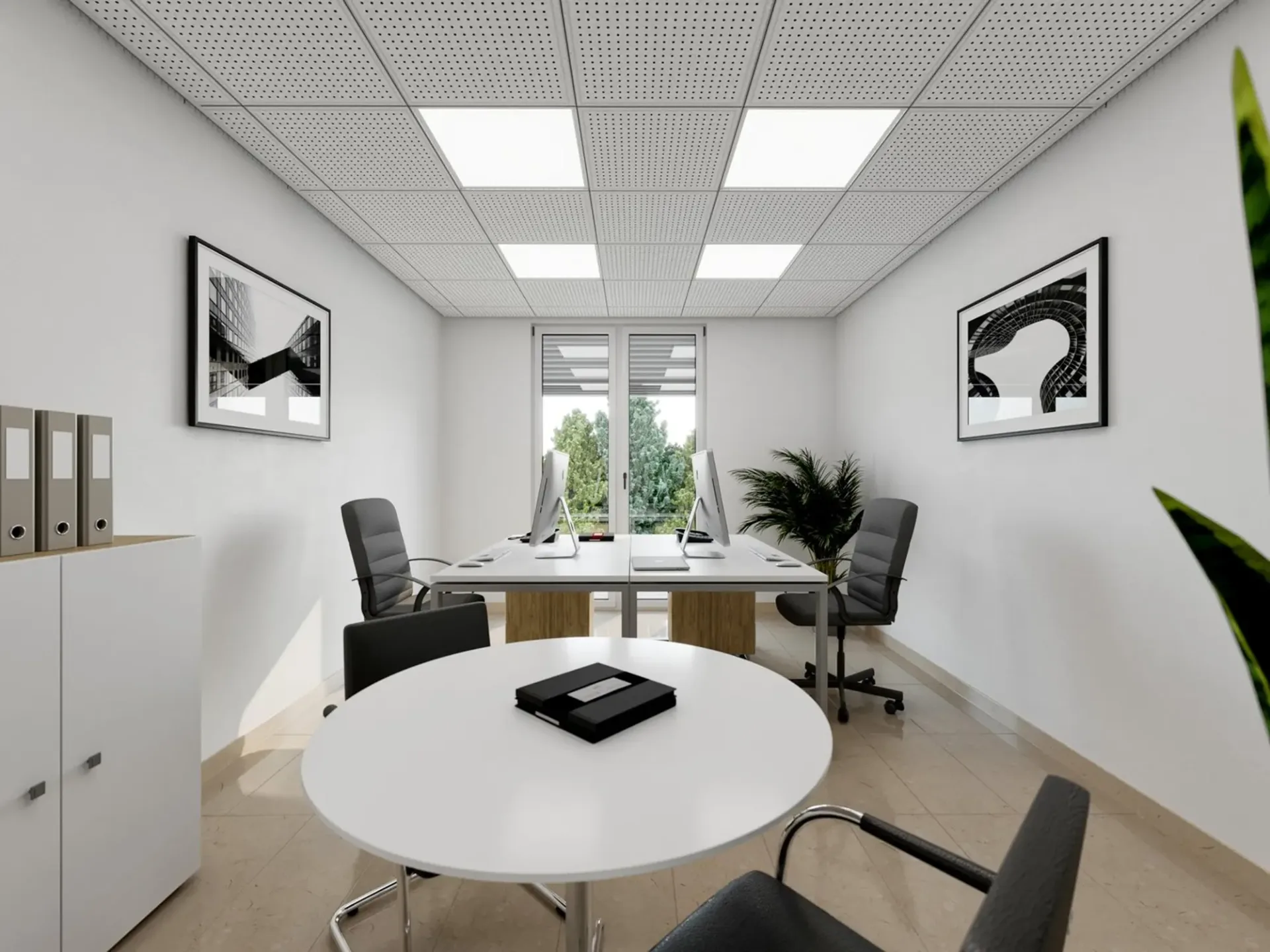 LUGANO VIGANELLO - BÜRO ZUM MIETEN, MOBILIERT, 158 MQ (REF. 004)