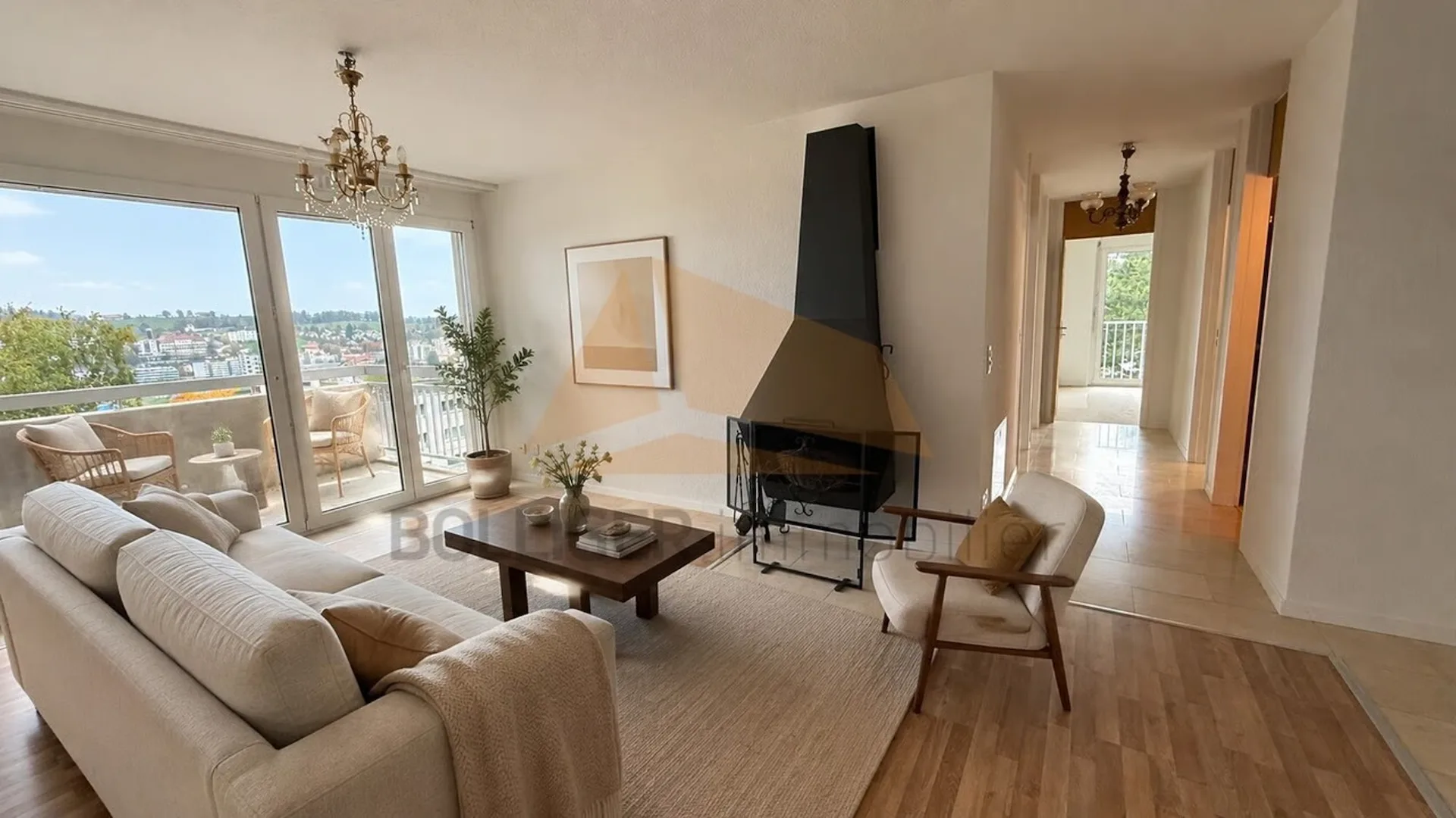 A VENDRE APPARTEMENT 3.5 PIÈCES AVEC GARAGE BOX