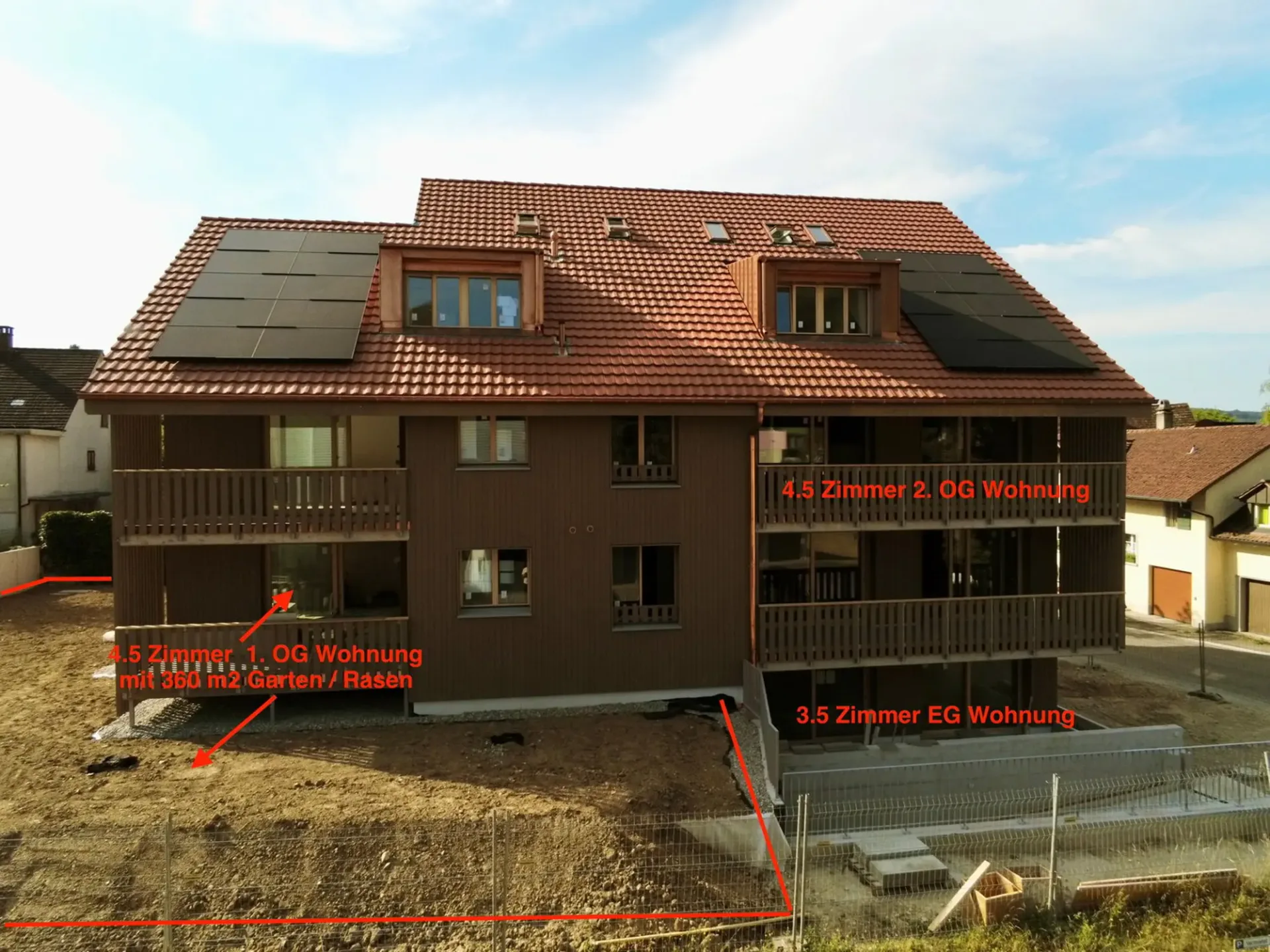 Moderne 3.5 bis 4.5-Zimmer-Wohnungen  in Beringen