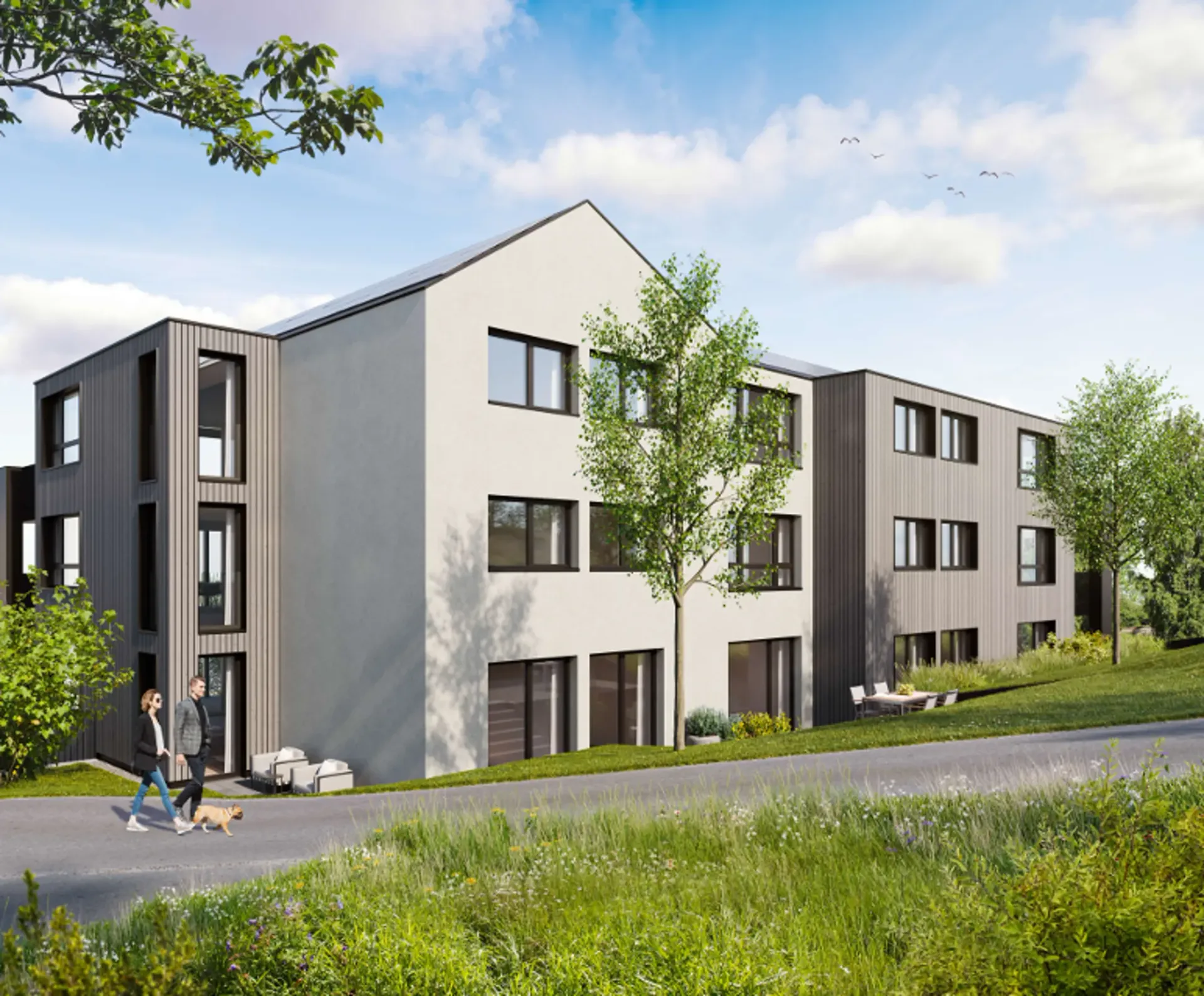 New construction project: 4.5-room ground-floor apartment in Untereggen