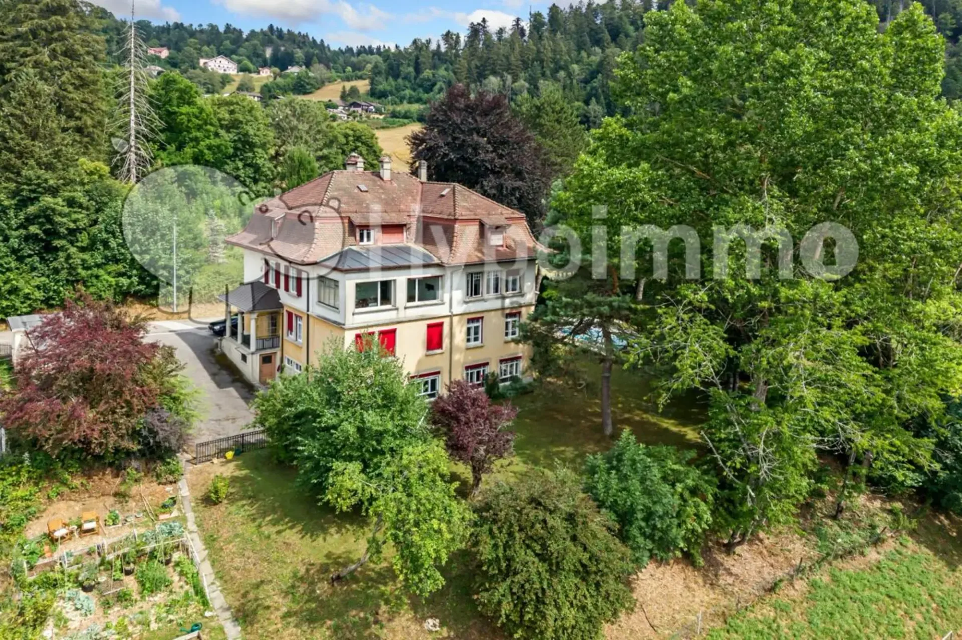 Herrschaftshaus mit 4 Wohnungen und Swimmingpool