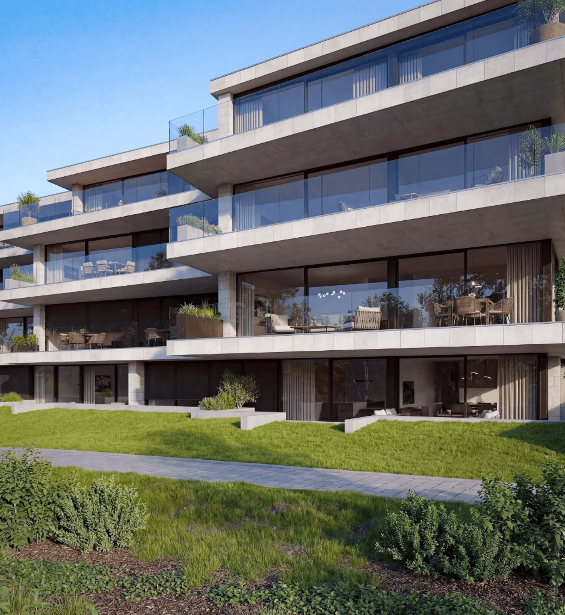 Appartement de jardin exclusif 4.5 pièces - Projet de construction neuve Belvedere Egerkingen