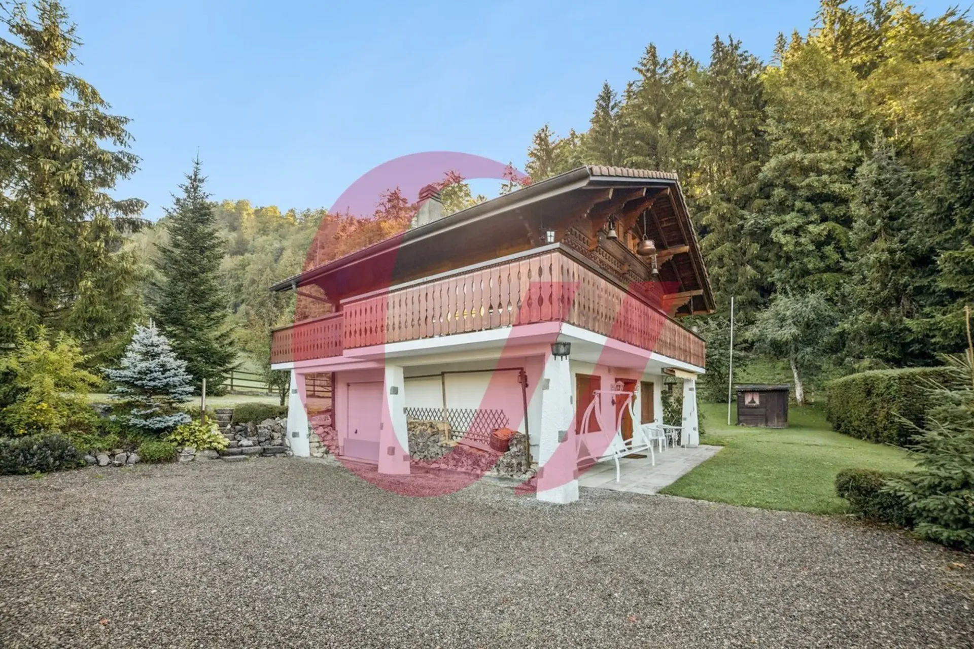 Charmey - chalet tipico di 5.5 locali in posizione privilegiata