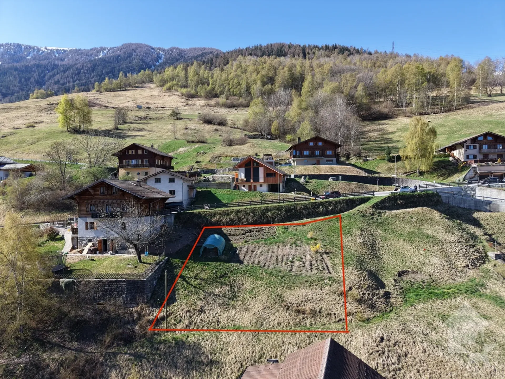 Zu verkaufen gut gelegenes Grundstück in Euseigne