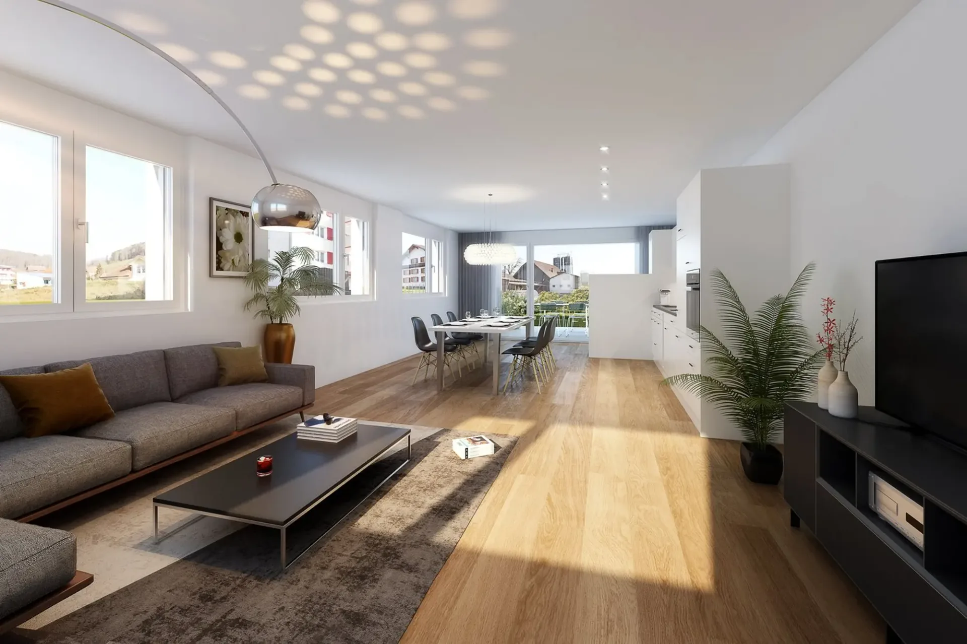 Grosse 2.5-Zimmerwohnung mit grossem Garten-Sitzplatz