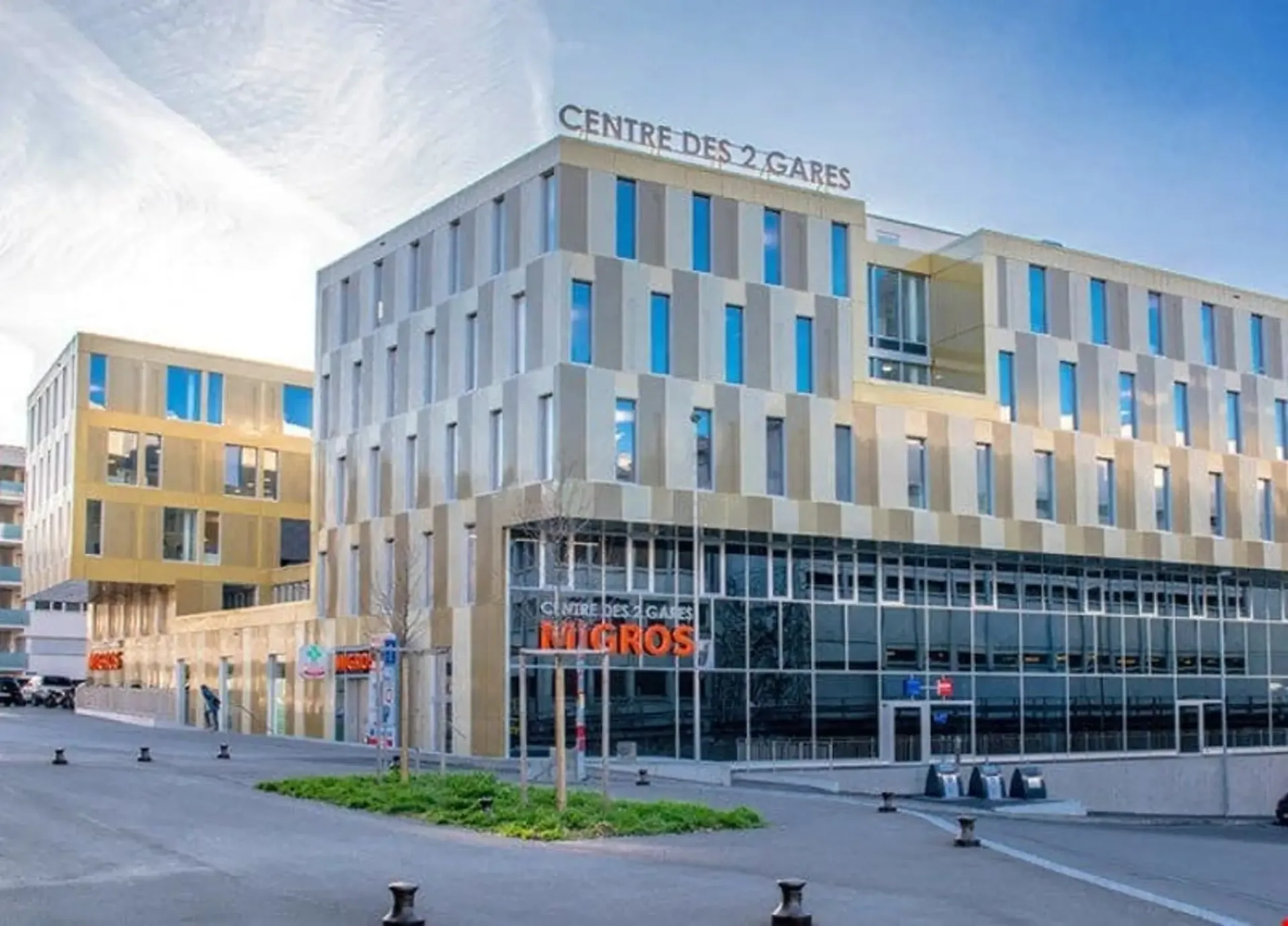 Vevey Zwischen 2 Bahnhöfen, im Einkaufszentrum MM Migros