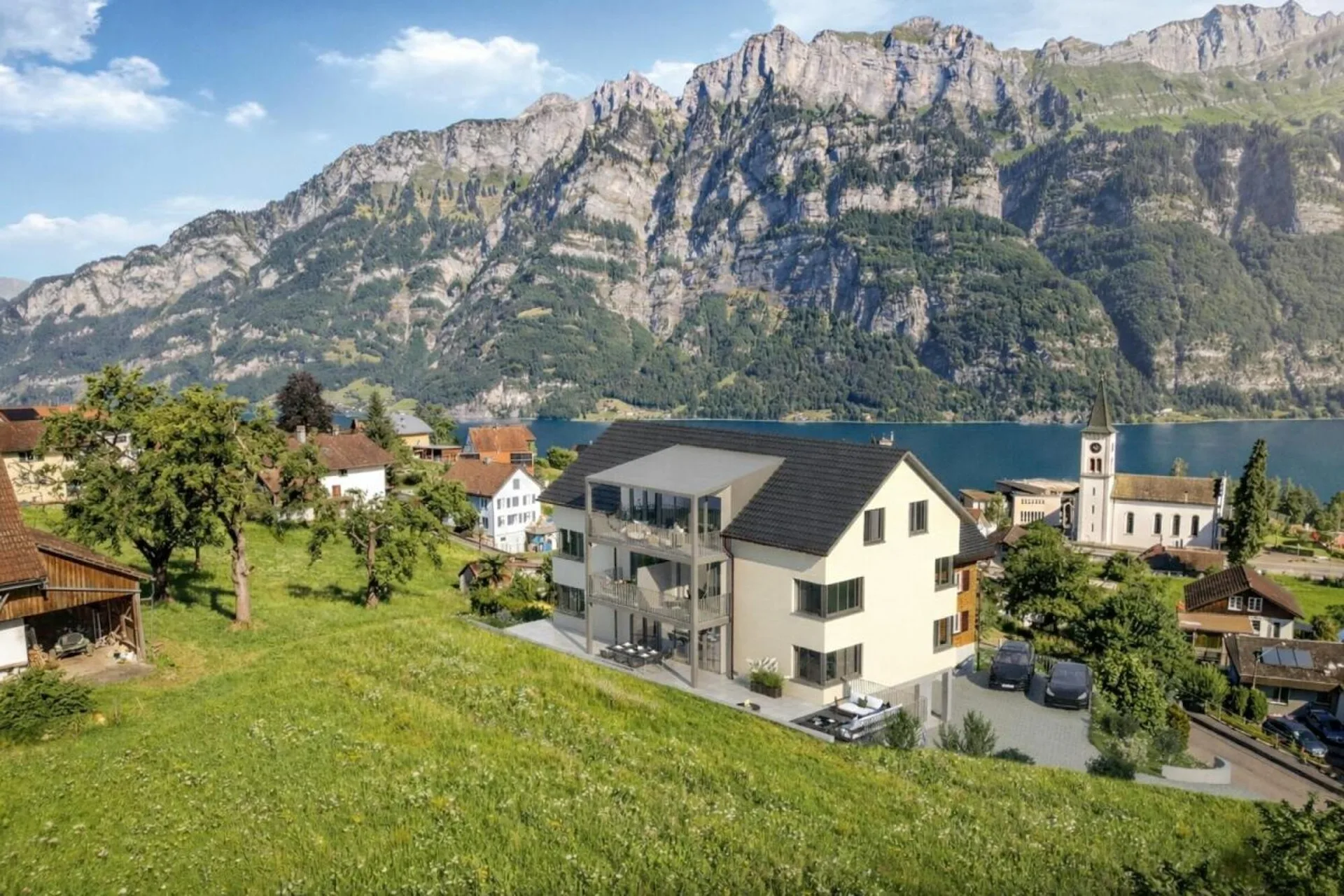 Neubau - exklusive 2.5 Zimmerwohnung mit Seesicht
