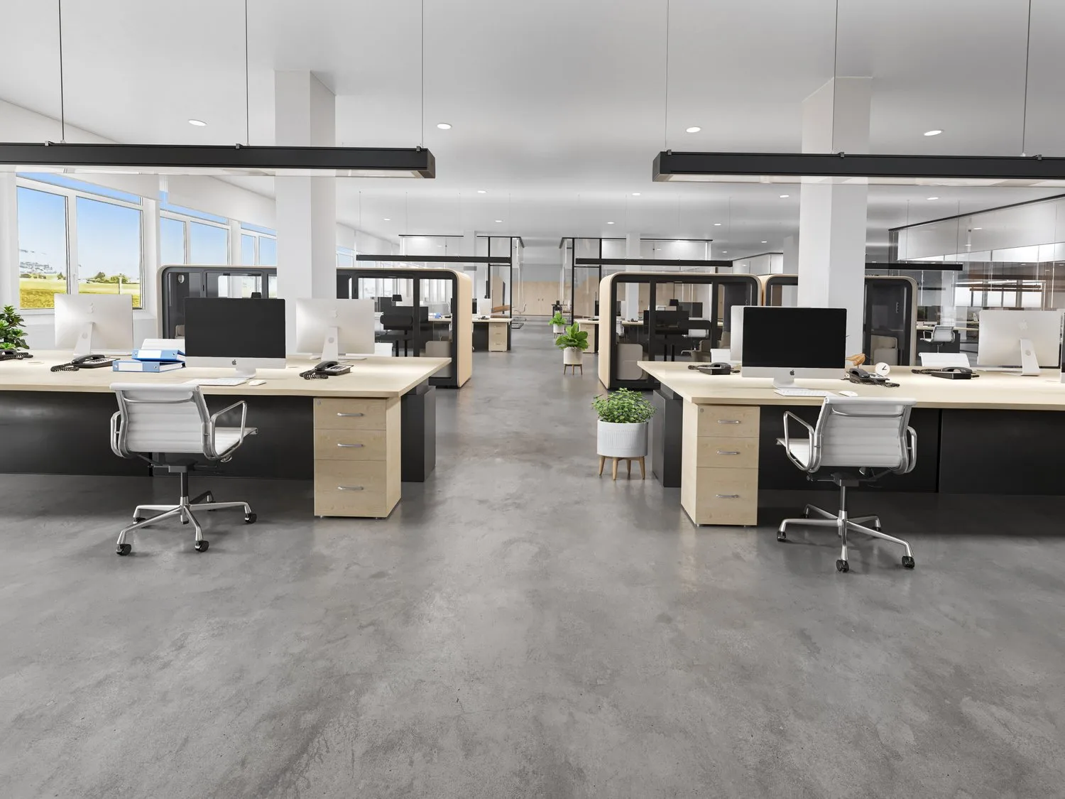 Spacious commercial space of 1'503m² in Marin – Accessible and well served