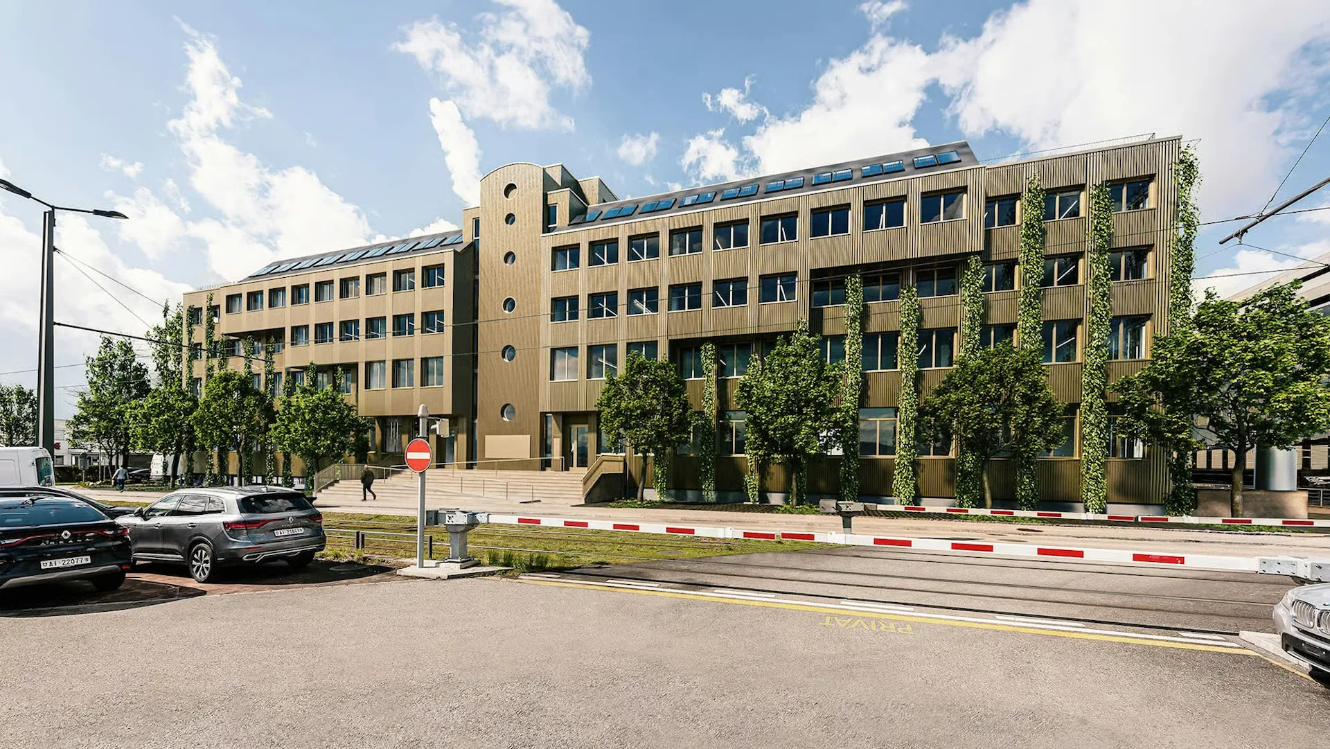 Neuwertige, gekühlte Bürofläche mit direktem Blick auf Piste 16/34