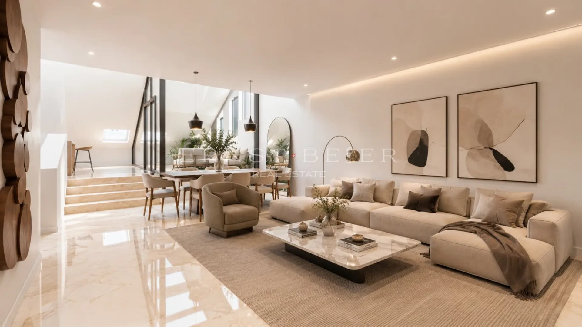 PROMOTION AUF PLÄNEN - Prachtvolles 6-Zimmer-Duplex mit Loggia - 189m2