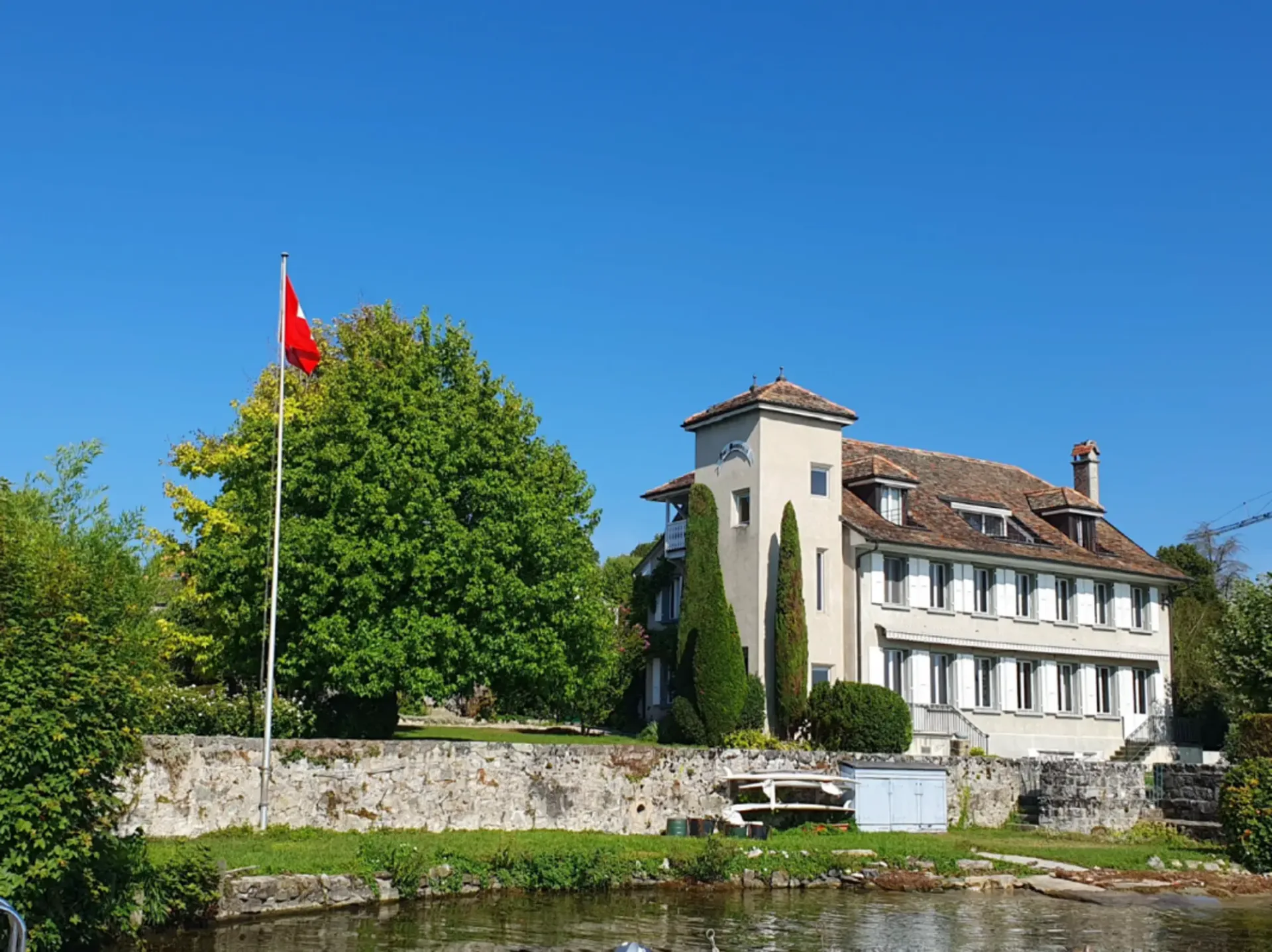 Pieds-dans-l'eau à Nyon