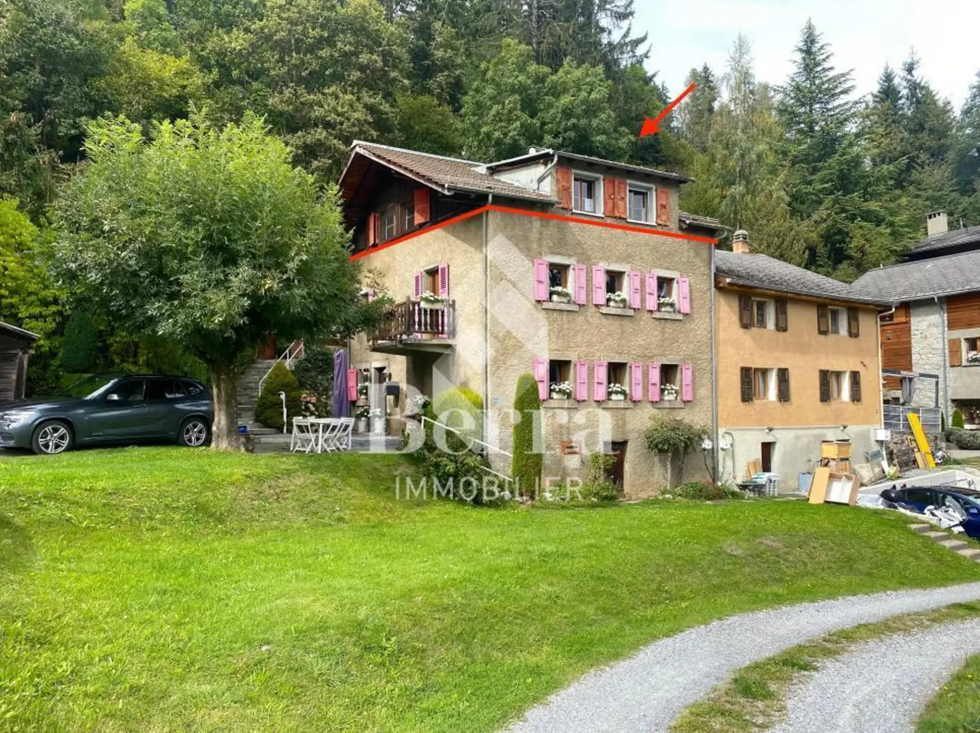 Appartement - Terrasse und Grundstück für Erweiterung!