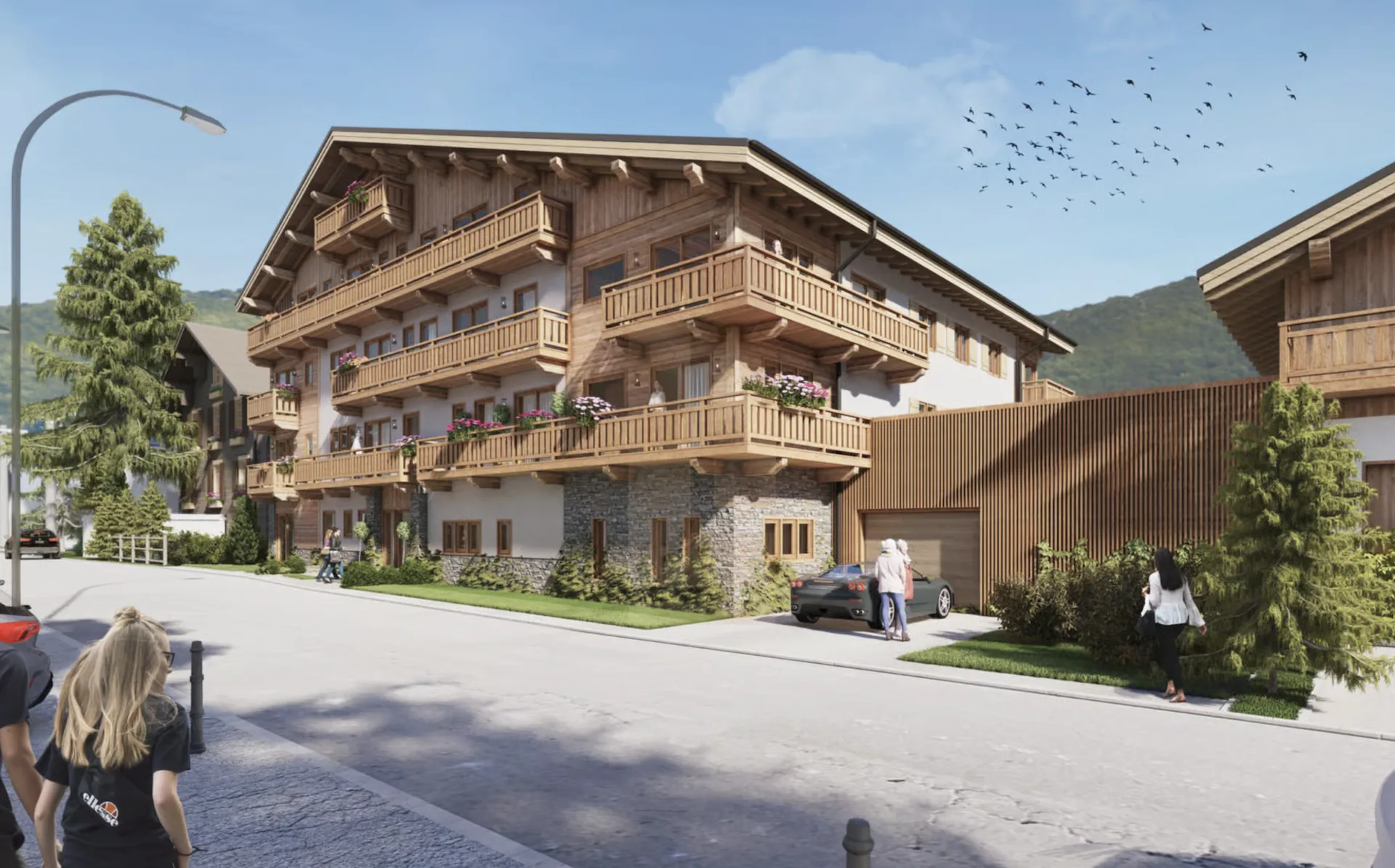 Attika der Superlative mit Panoramablick auf die Alpen